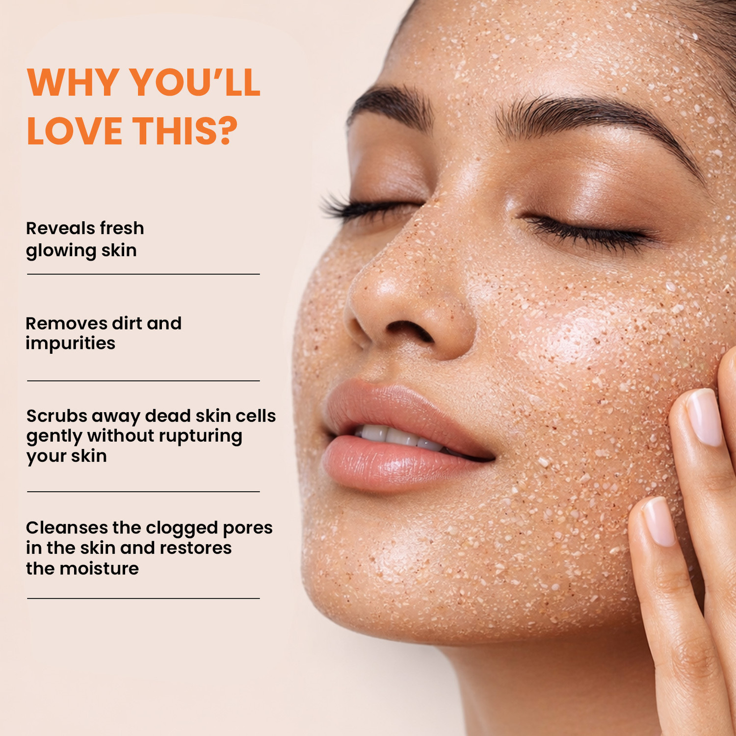 Image of LOTUS HERBALS Apriscrub Fresh Apricot Exfoliating Face Scrub