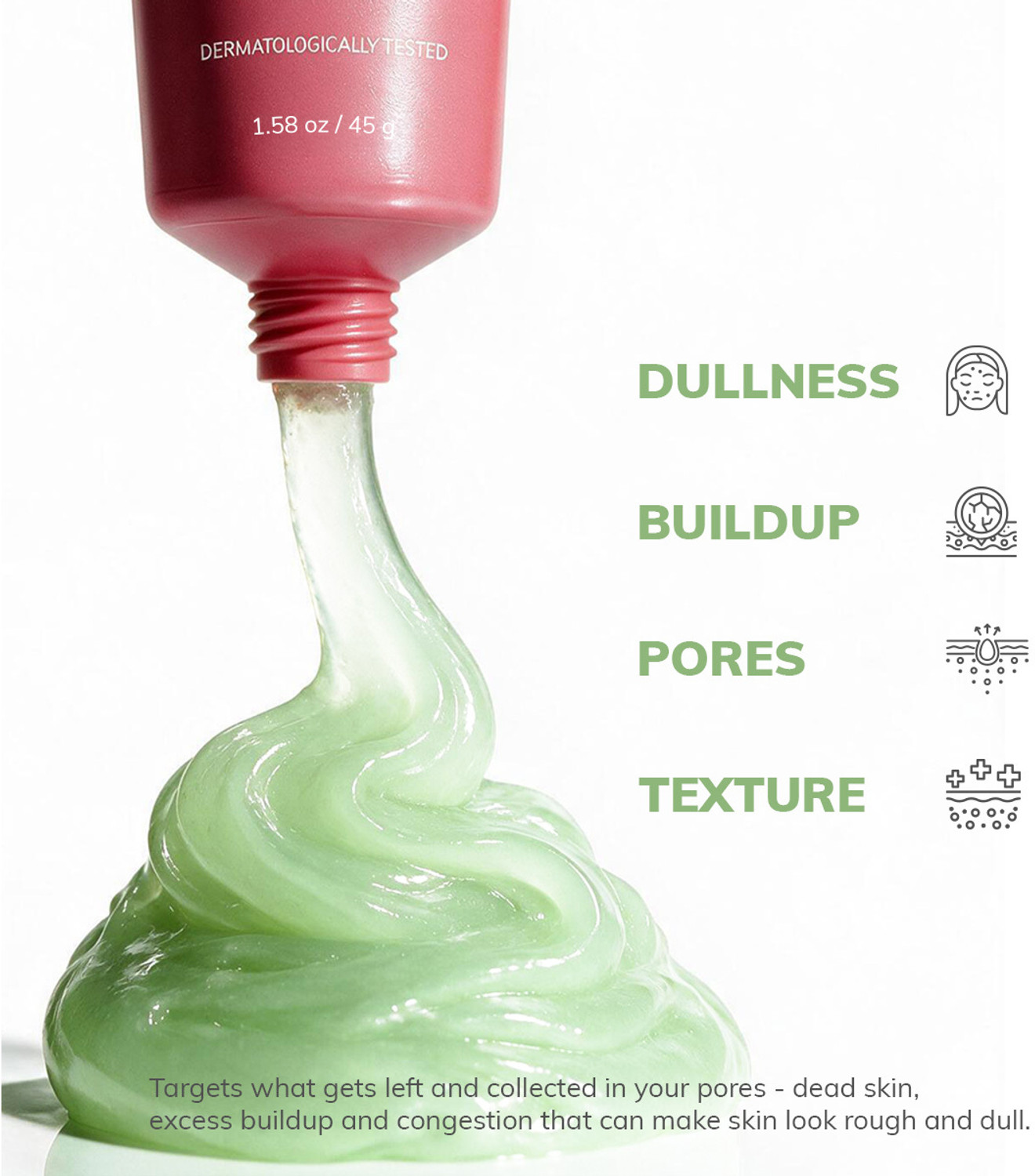 Image of ClayCo. Matcha Enzyme Dead Skin Removal Scrub