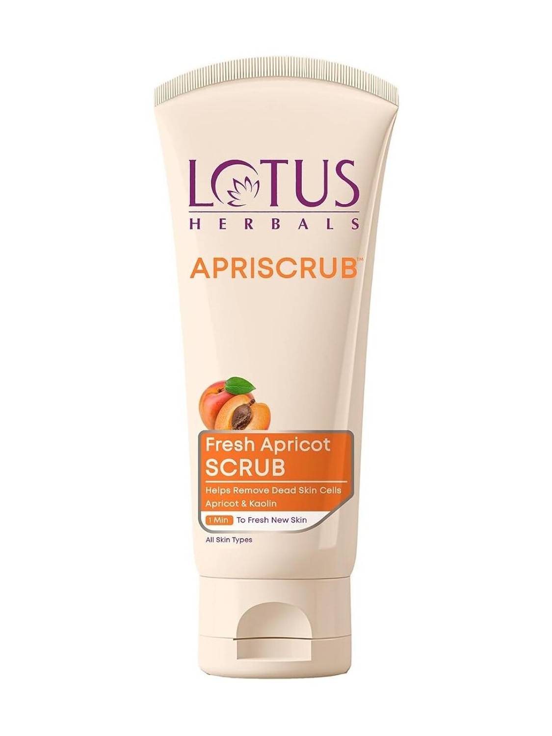 Lotus Herbal Apricot Scrub - Image 1