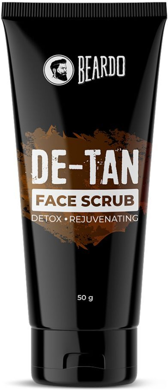 Image of BEARDO DeTan Face Scrub for Men Improved Version 50 g | Blackhead | Natural Glow Scrub