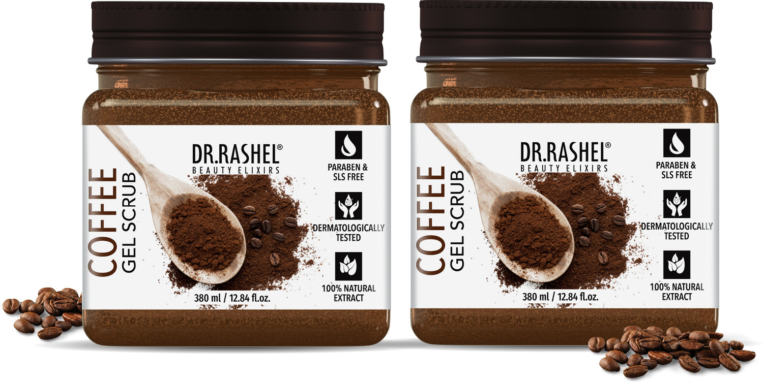 Image of DR.RASHEL Coffee Gel Scrub Revives Skin & Improves Texture | Exfoliating Scrub