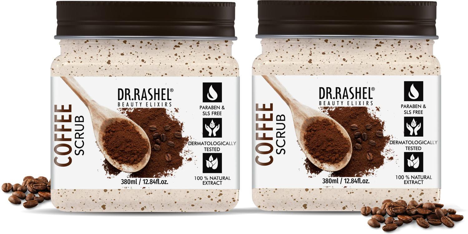 Image of DR.RASHEL Coffee Scrub For Face & Body | Skin Revitalizing | Vitamins & Coffee Extracts Scrub