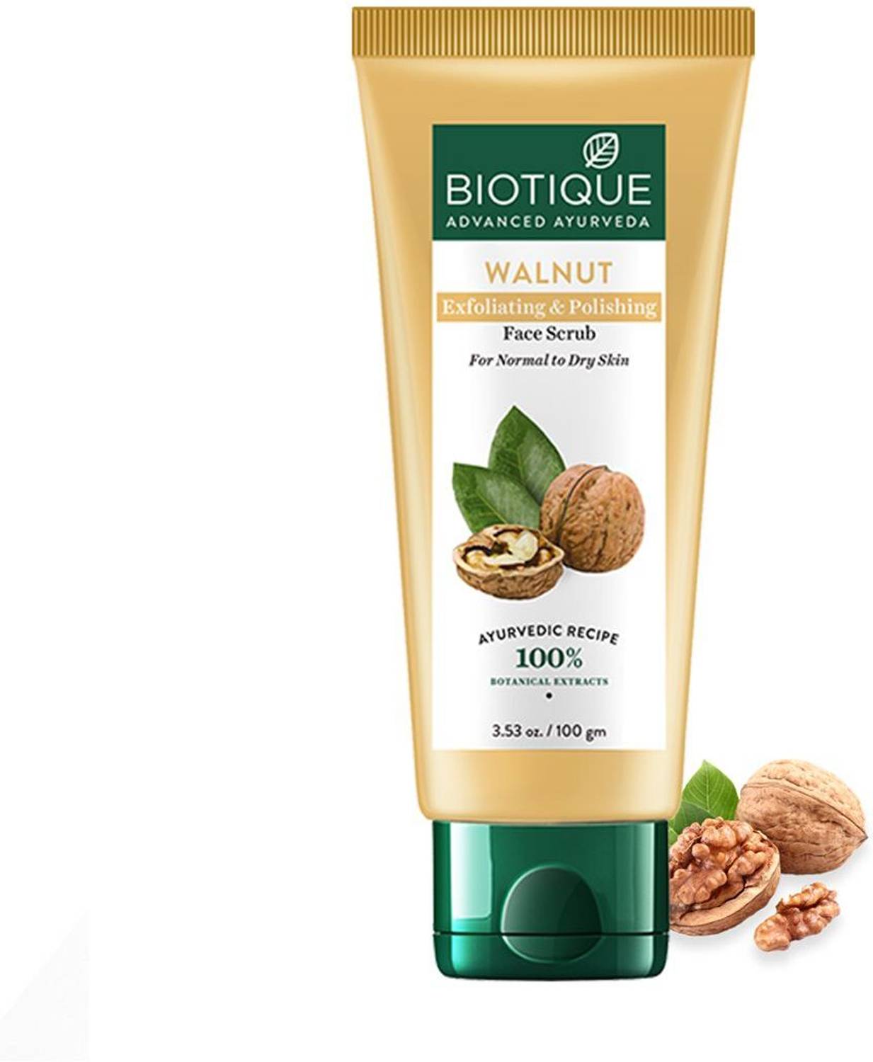 BIOTIQUE Walnut Exfoliating & Polishing Face Scrub For Normal to