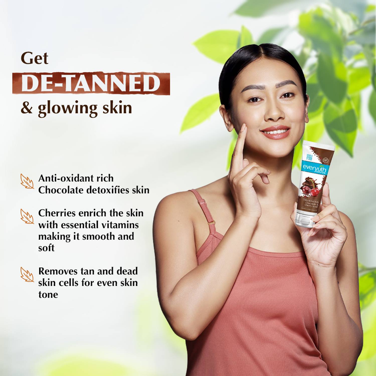 Everyuth Naturals Tan Removal Chocolate & Cherry De tan, Detoxify... more