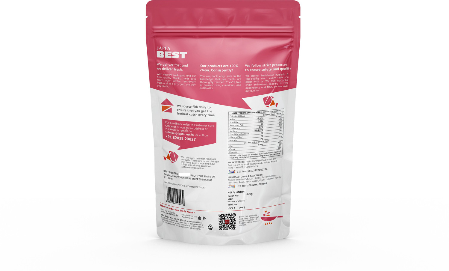 Image of Japfa Best Frozen Seer Medium Fillets