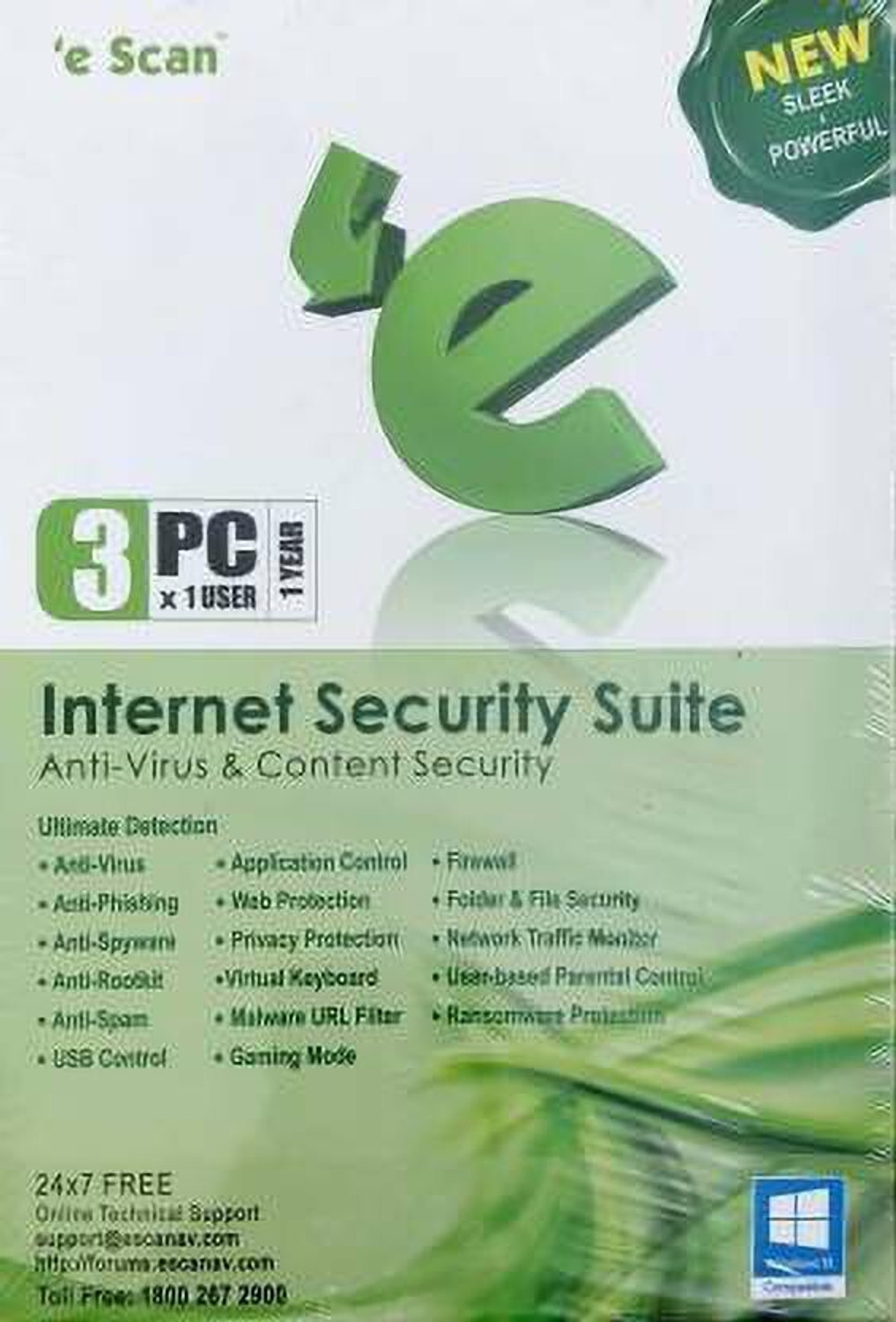 Image of ESCAN Internet Security 3 User 1 Year