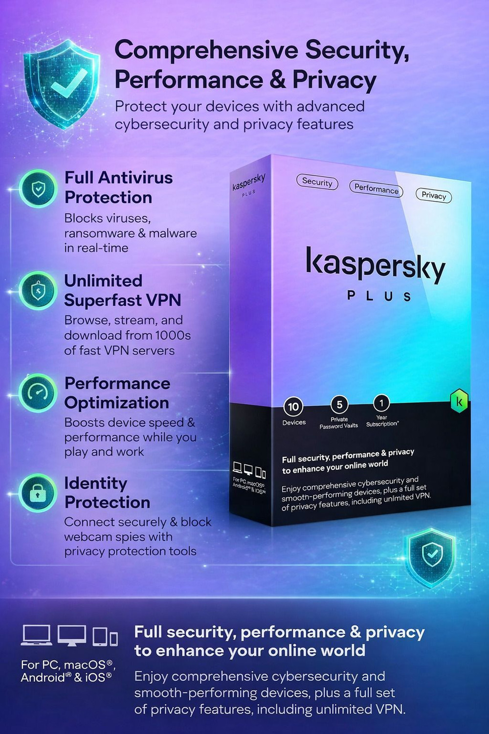 Image of Kaspersky Total Security 1 User 1 Year