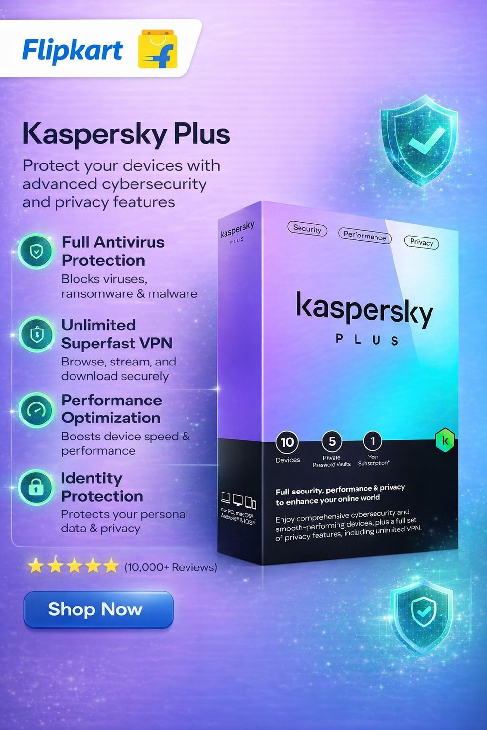 Image of Kaspersky Total Security 1 User 1 Year
