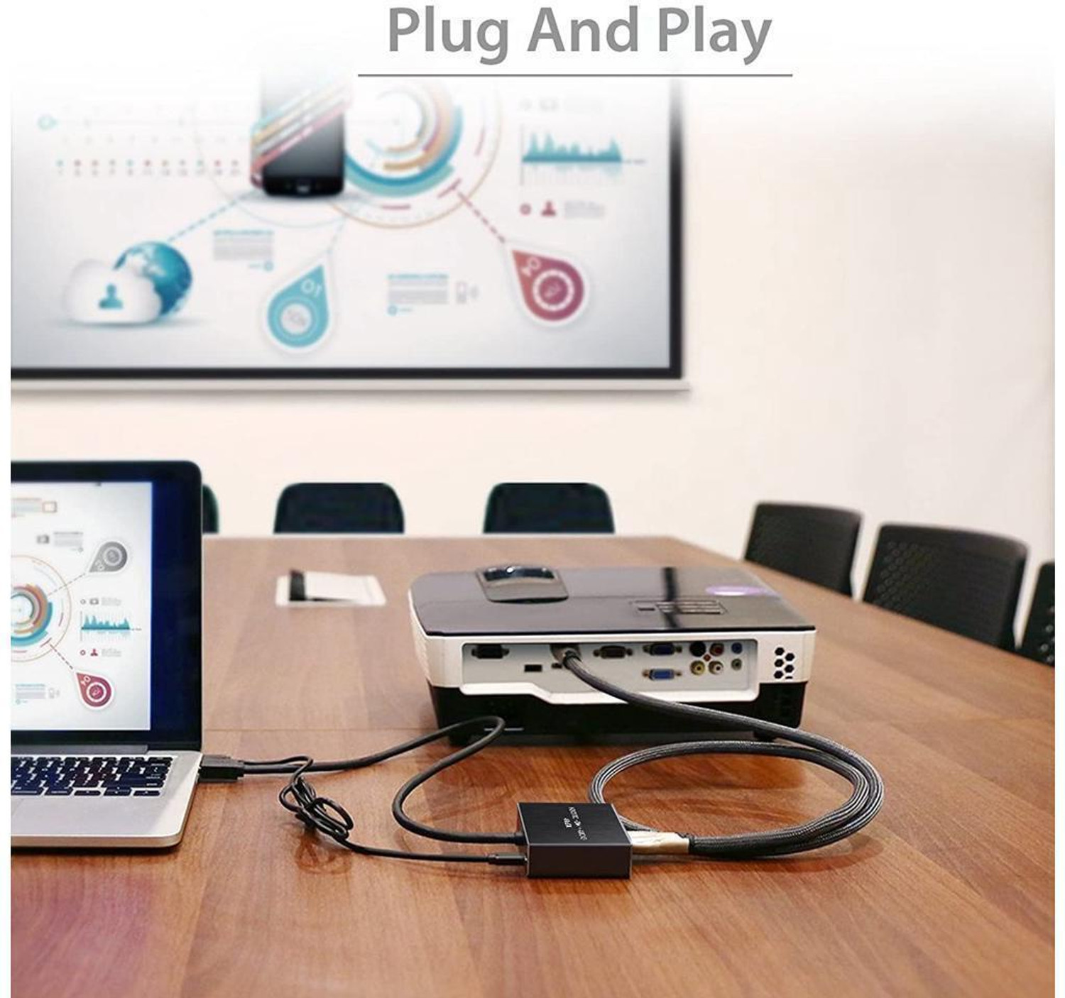 Image of microware HDMI Audio Extractor Converter HDMI to Optical Toslink SPDIF Media Streaming Device