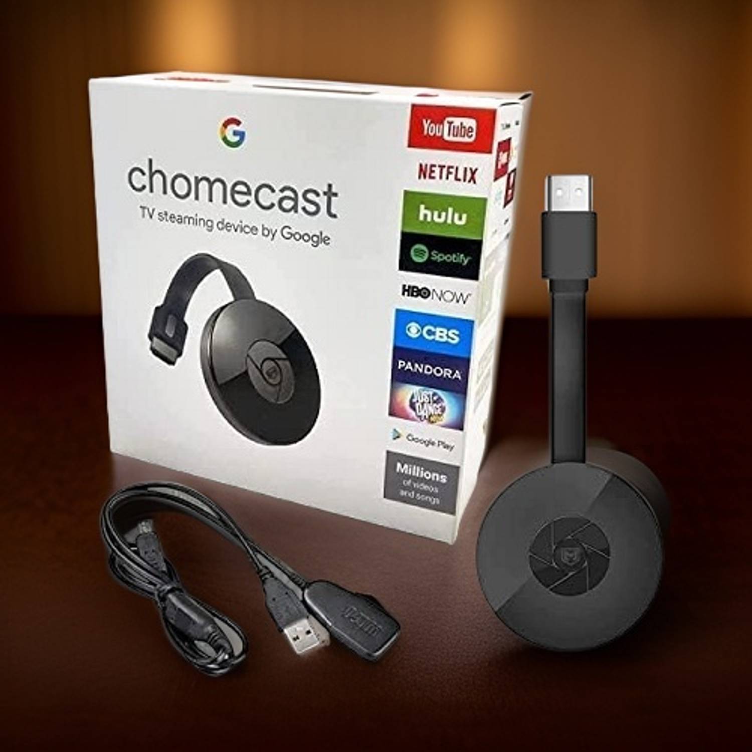 Clairbell C64_Chromecast Wireless Media Streaming: Chrome Cast
