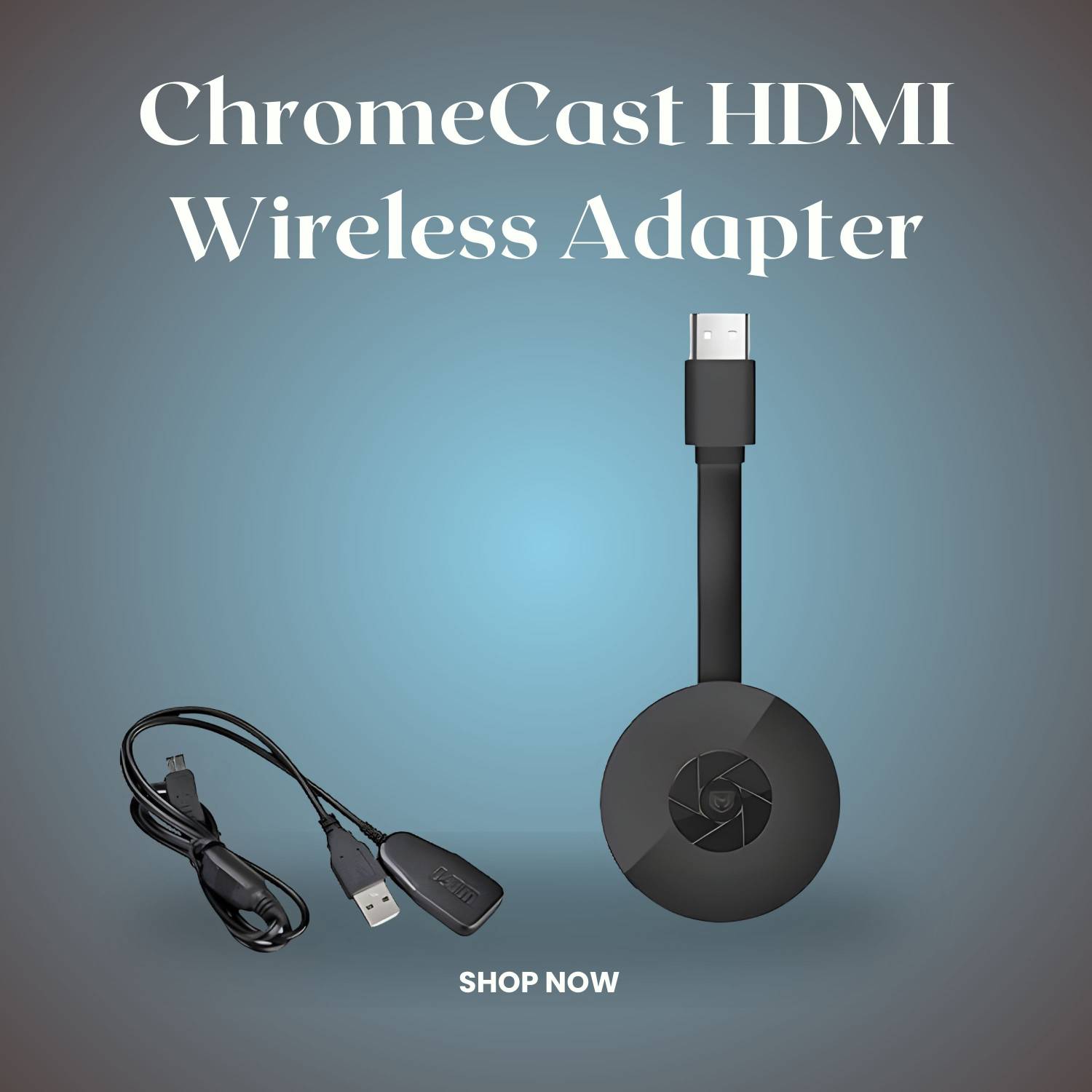 Clairbell Chromecast Wi-Fi Wireless Display Dongle With Tv
