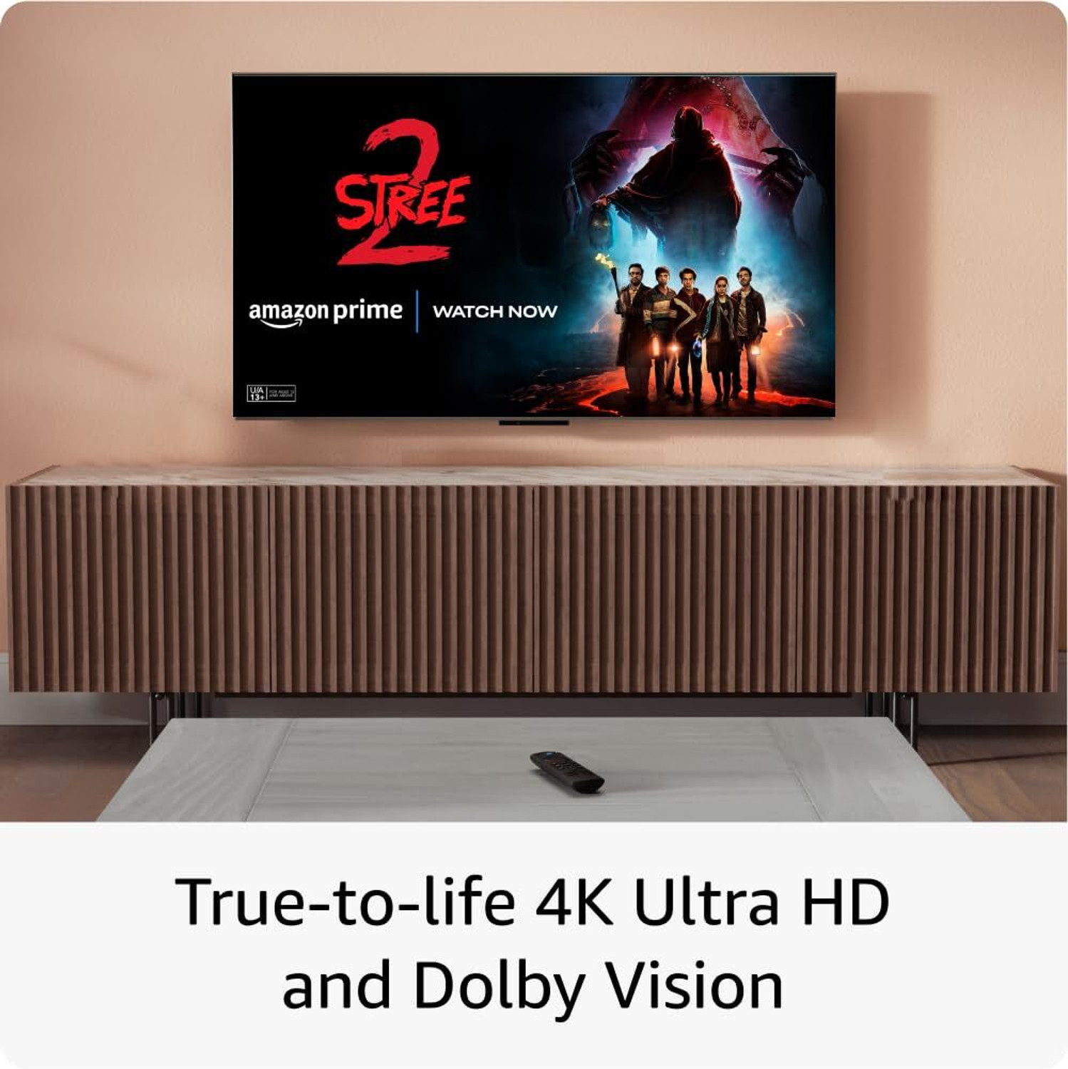 Image of Firetv Stick 4K ultra-cinematic, supports Wi-Fi 6, Dolby Vision /Atmos Media Streaming Device