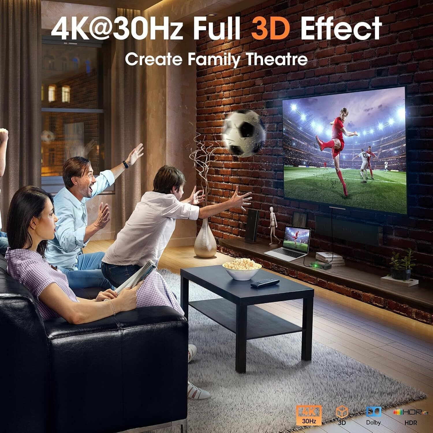 Image of DIVYE 1x4 HDMI Splitter Media Streaming Device