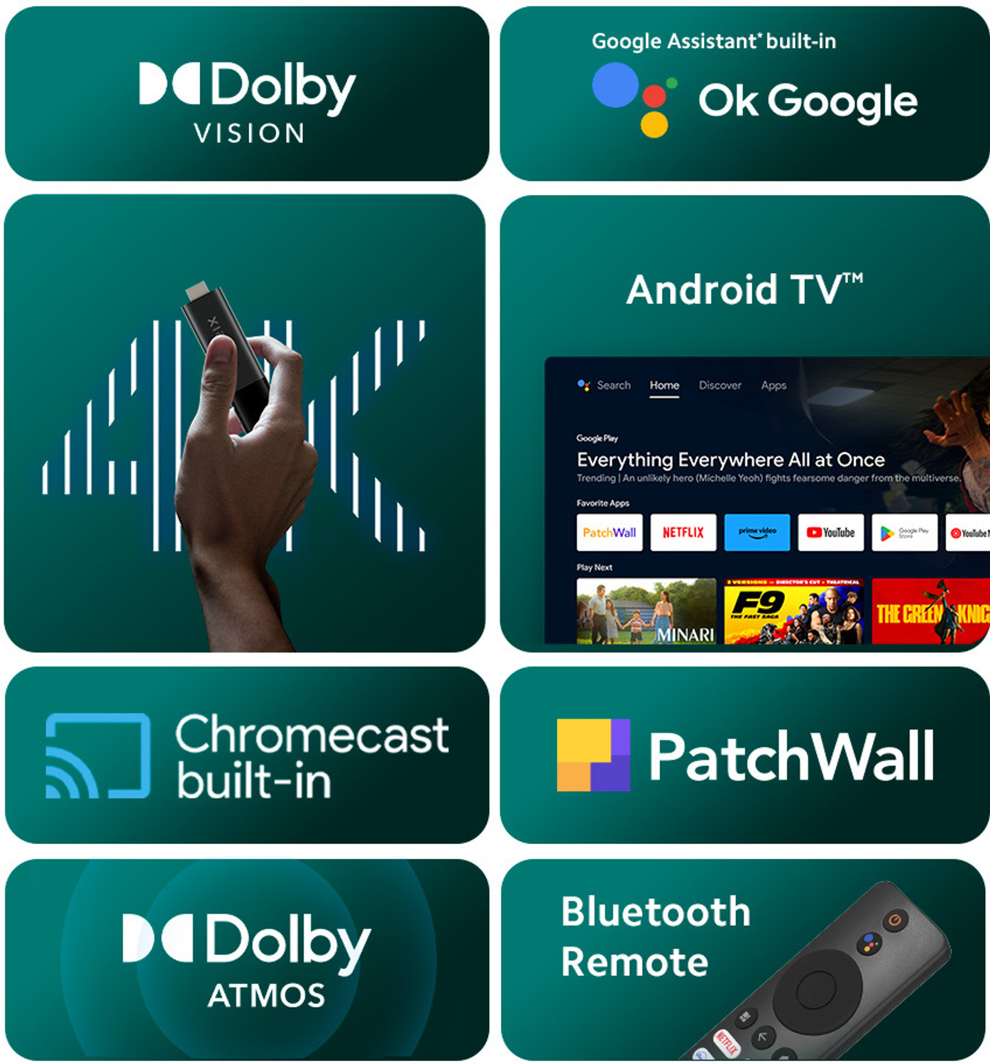 Image of Mi Android TV Stick 4K with Dolby Vision and Dolby Atmos Media Streaming Device