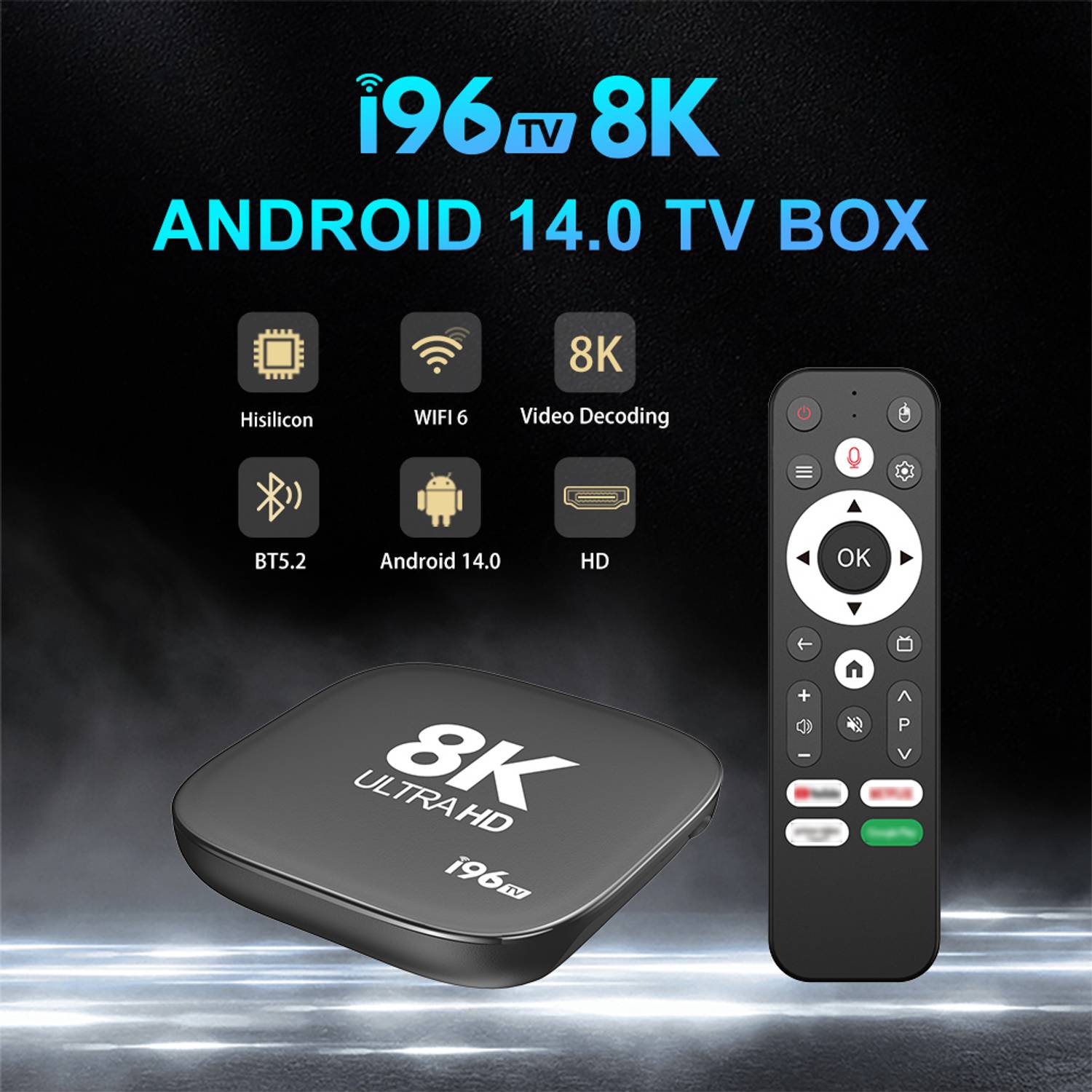 GADGETSWEAR Android TV Box with Voice Remote - Image 2
