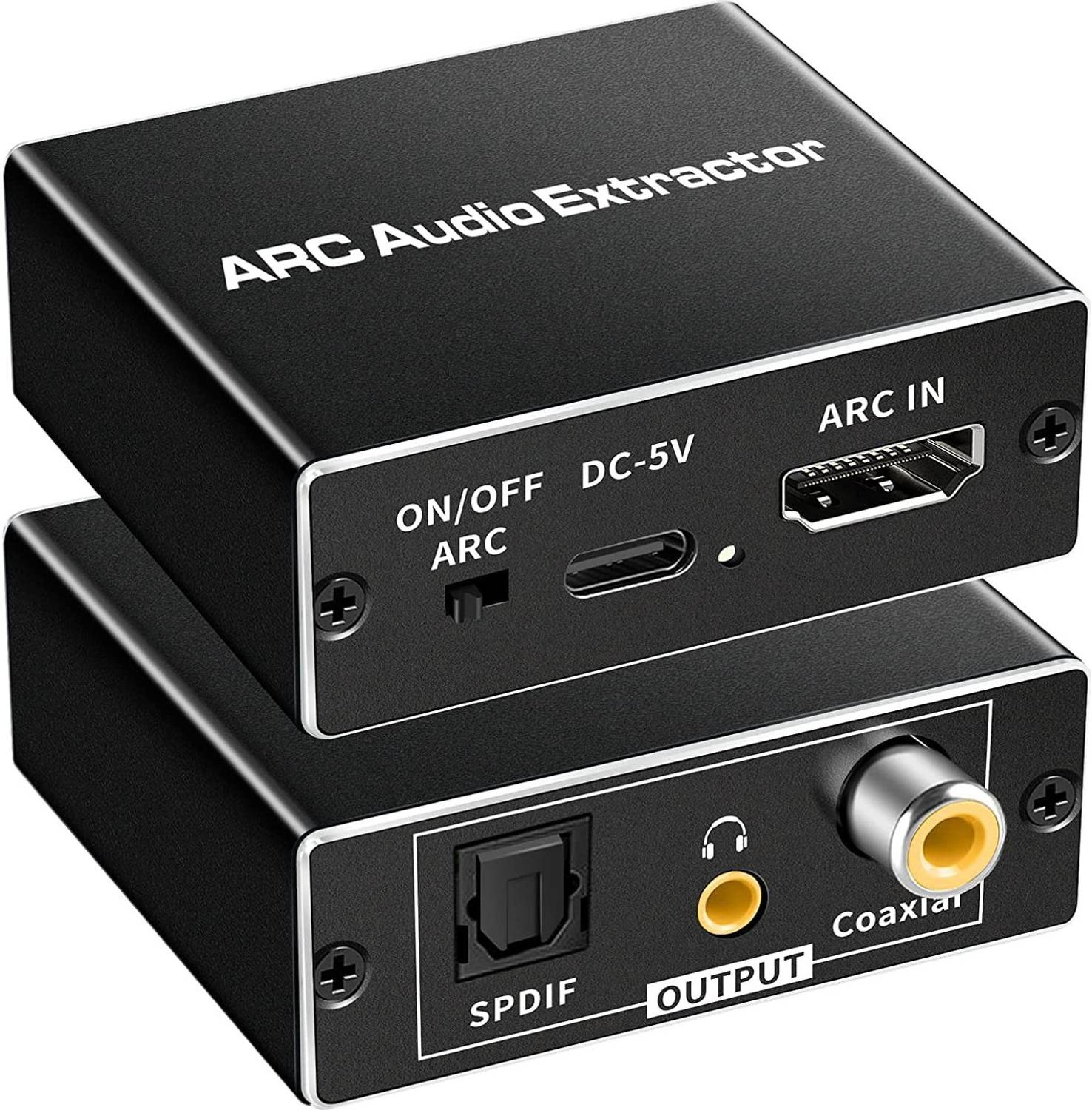 Etzin HDMI ARC Audio Extractor 192KHz HDMI Adapter(EPL-901H) Media Streaming Device