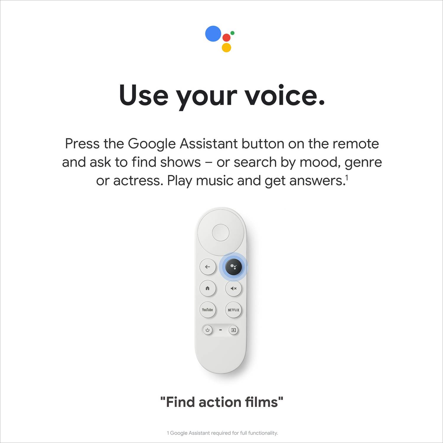 Chromecast with Google TV 4K ホワイト Google Chromecast with Google TV 4K white: Buy Online at Best