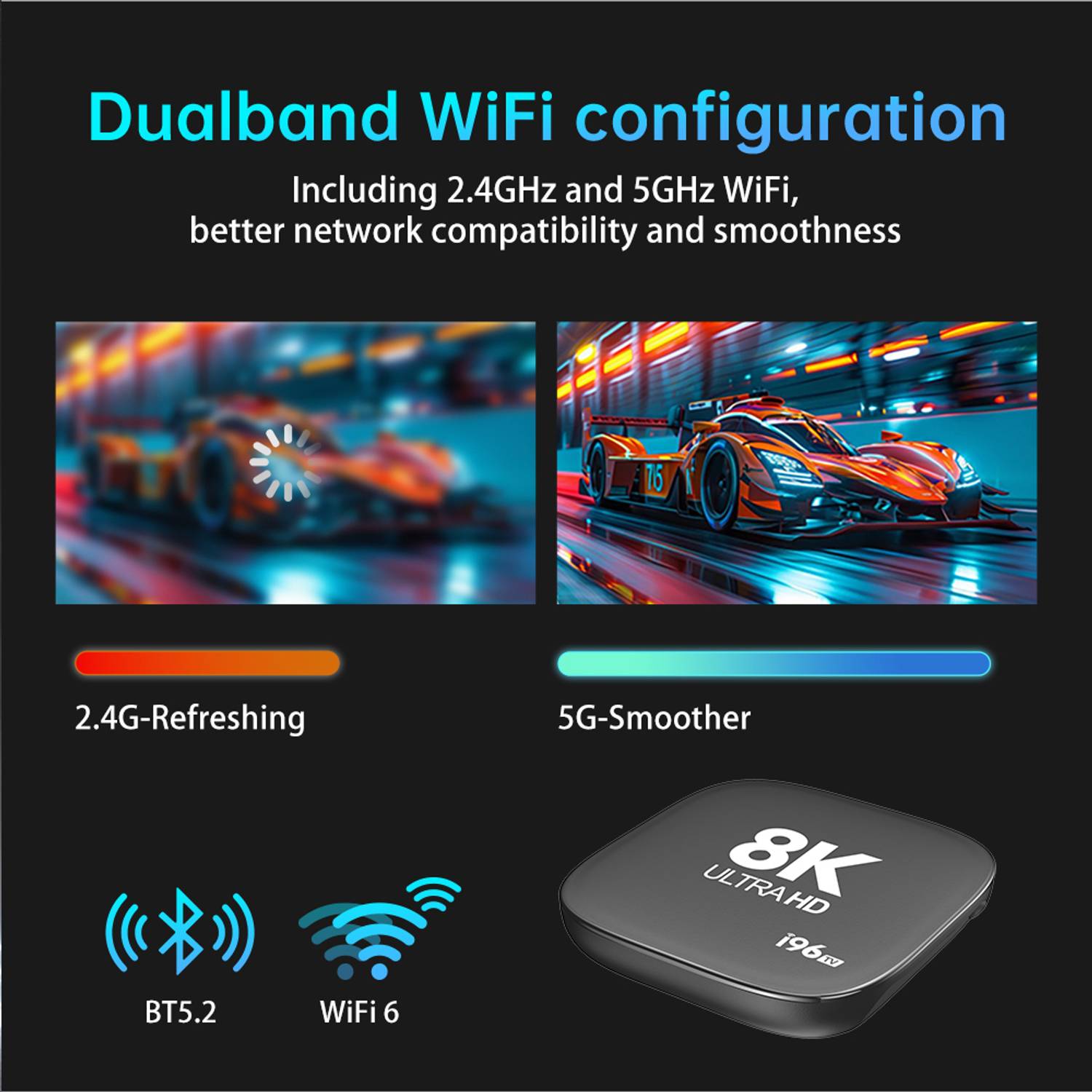 GADGETSWEAR Android TV Box with Voice Remote - Image 3
