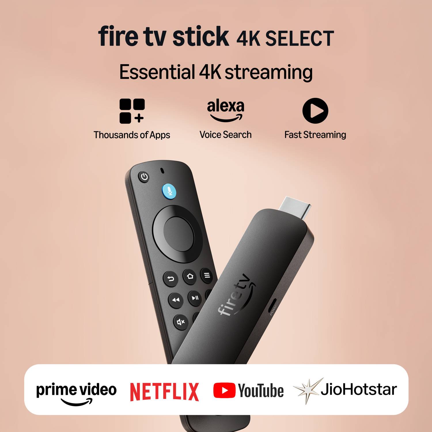 Firetv Stick 4K Select Media Streaming Device - Image 2