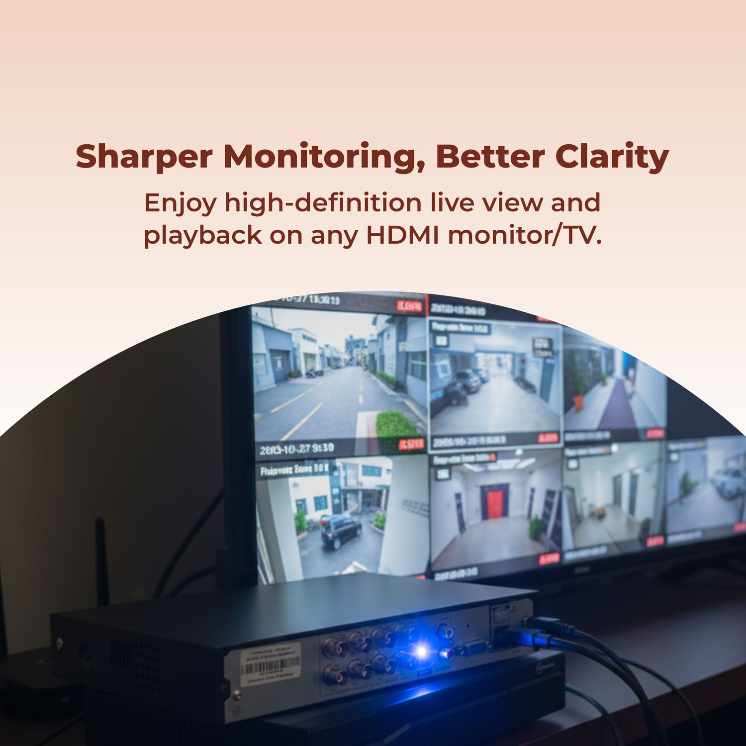 Image of Trueview 8 Channel Hybrid DVR 5-in-1 Recorder | 5MP Support | H.265 | HDMI & VGA Output Media Streaming Device