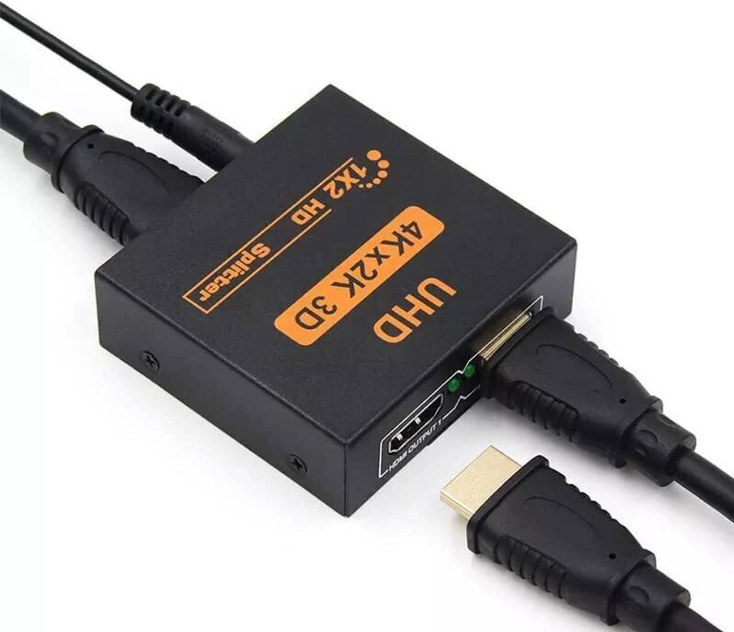 Sancy 1x2 HDMI Splitter 4K UHD 3D, 1080p Full HD, Deep Color & Audio Media Streaming Device
