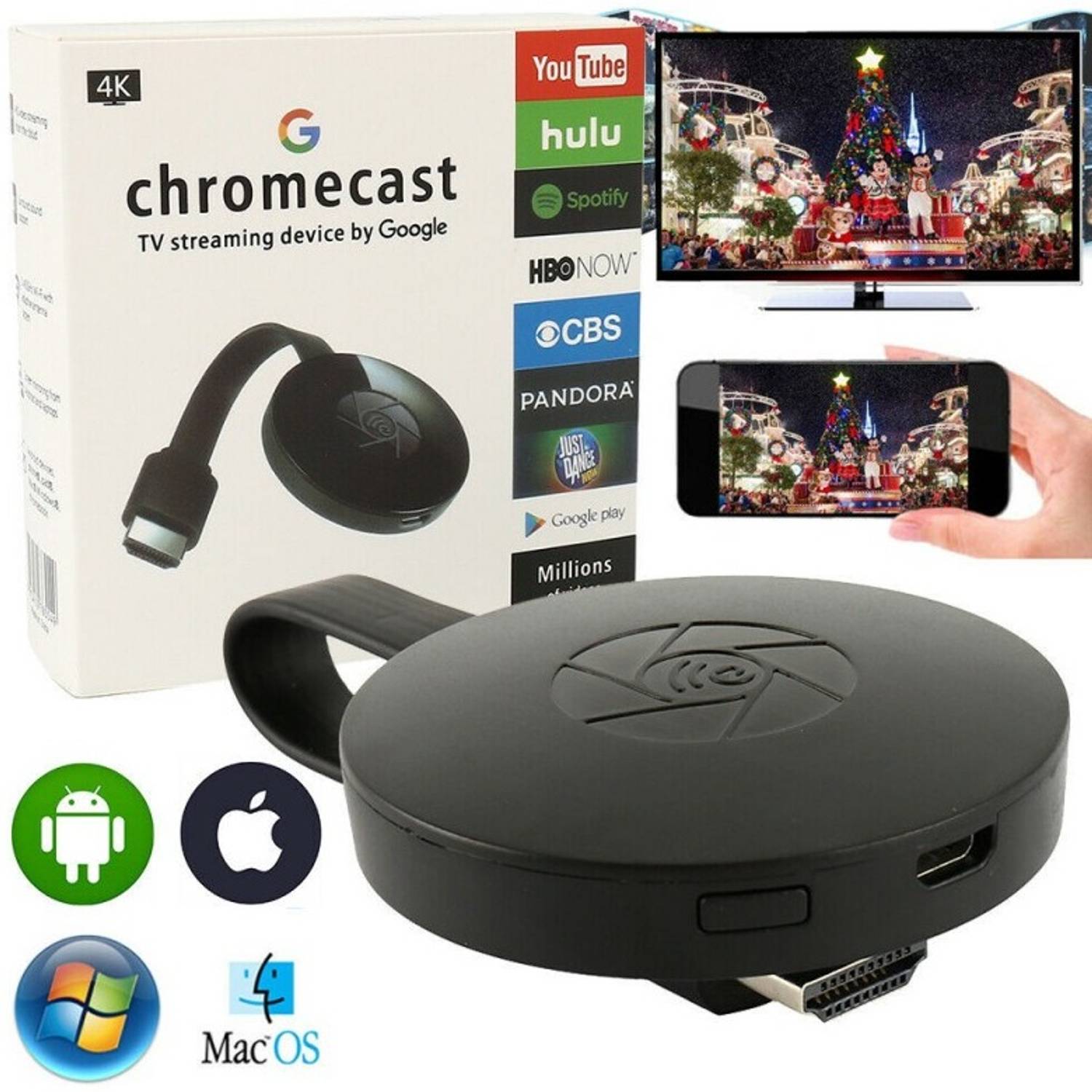GUGGU ASV_125V-MIRACAST SCREEN MIRRORING DEVICE FOR MOBILE TO TV