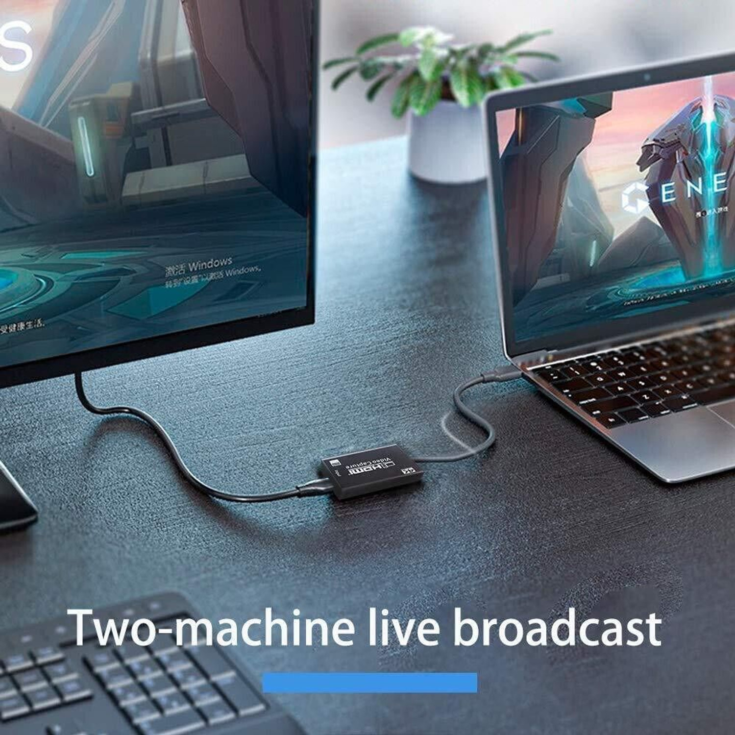 Image of Zeptrox USB 3.0 to HDMI Video Capture Card - 1080p Recording, 4K Input Supported Media Streaming Device