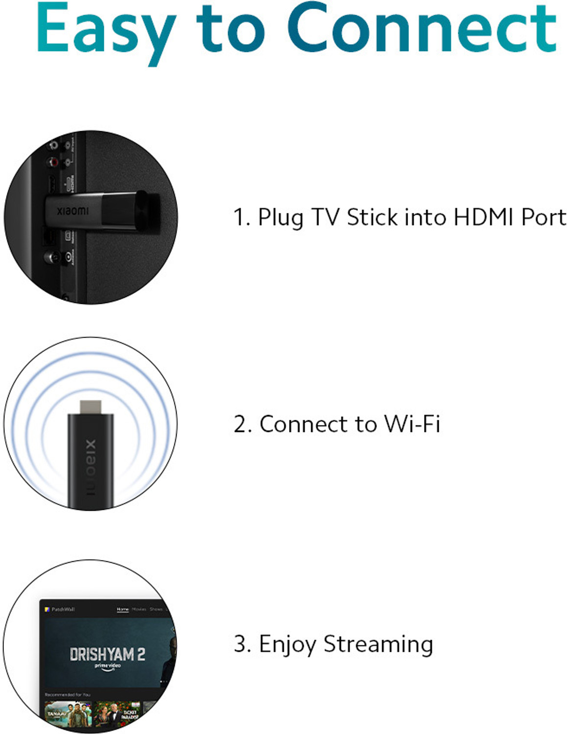 Image of Mi Android TV Stick 4K with Dolby Vision and Dolby Atmos Media Streaming Device