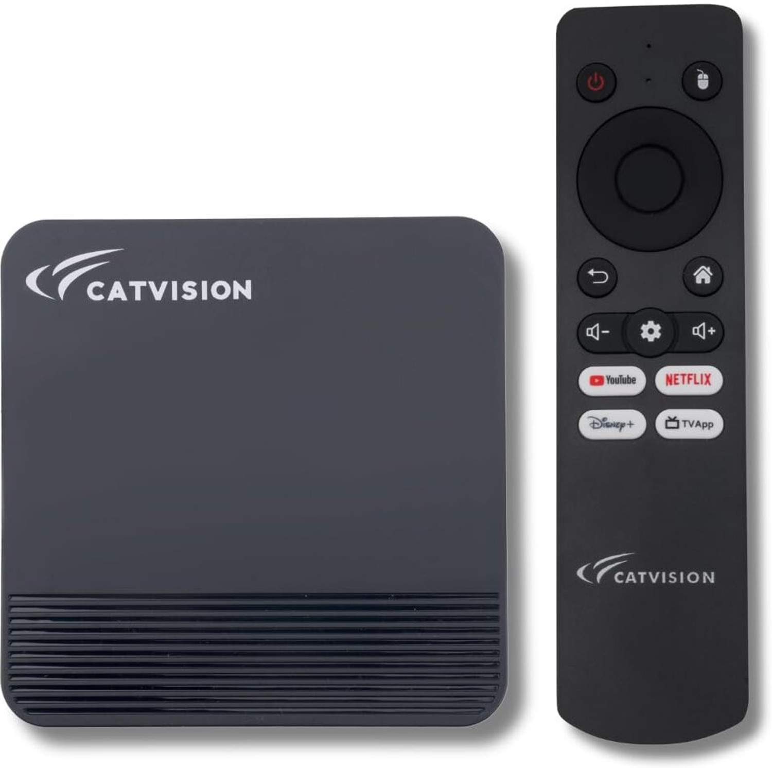 Image of Catvision Android TV Box | 2GB /16GB | Dual Band Wi-Fi | 4K HDR | Infrared Remote | Media Streaming Device
