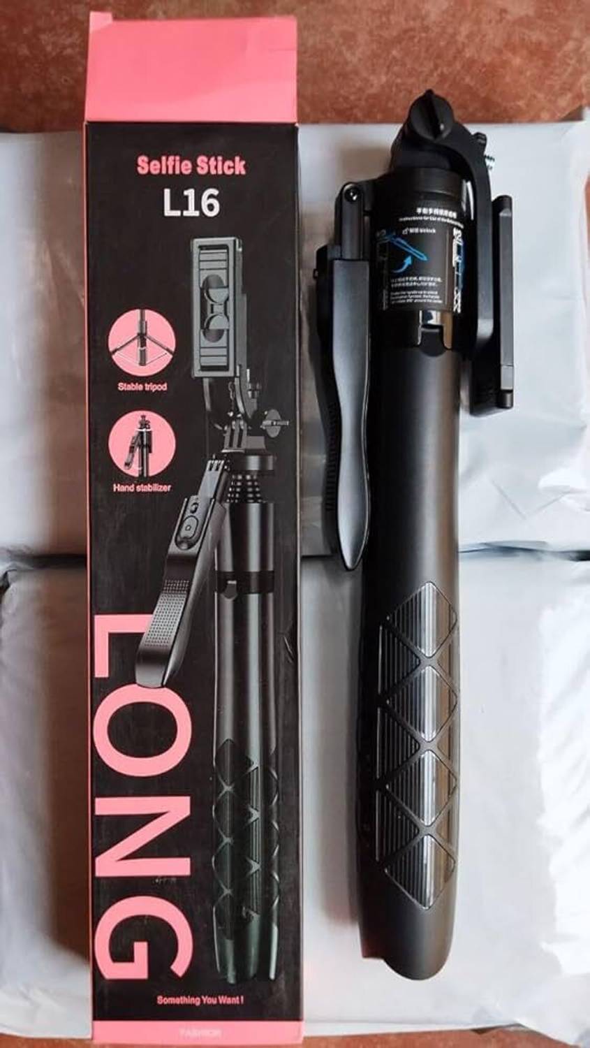 EVAAENTERPRISES L16 Smart Selfie Stick with 360 Degree Rotation Single Gimbal for Mobile