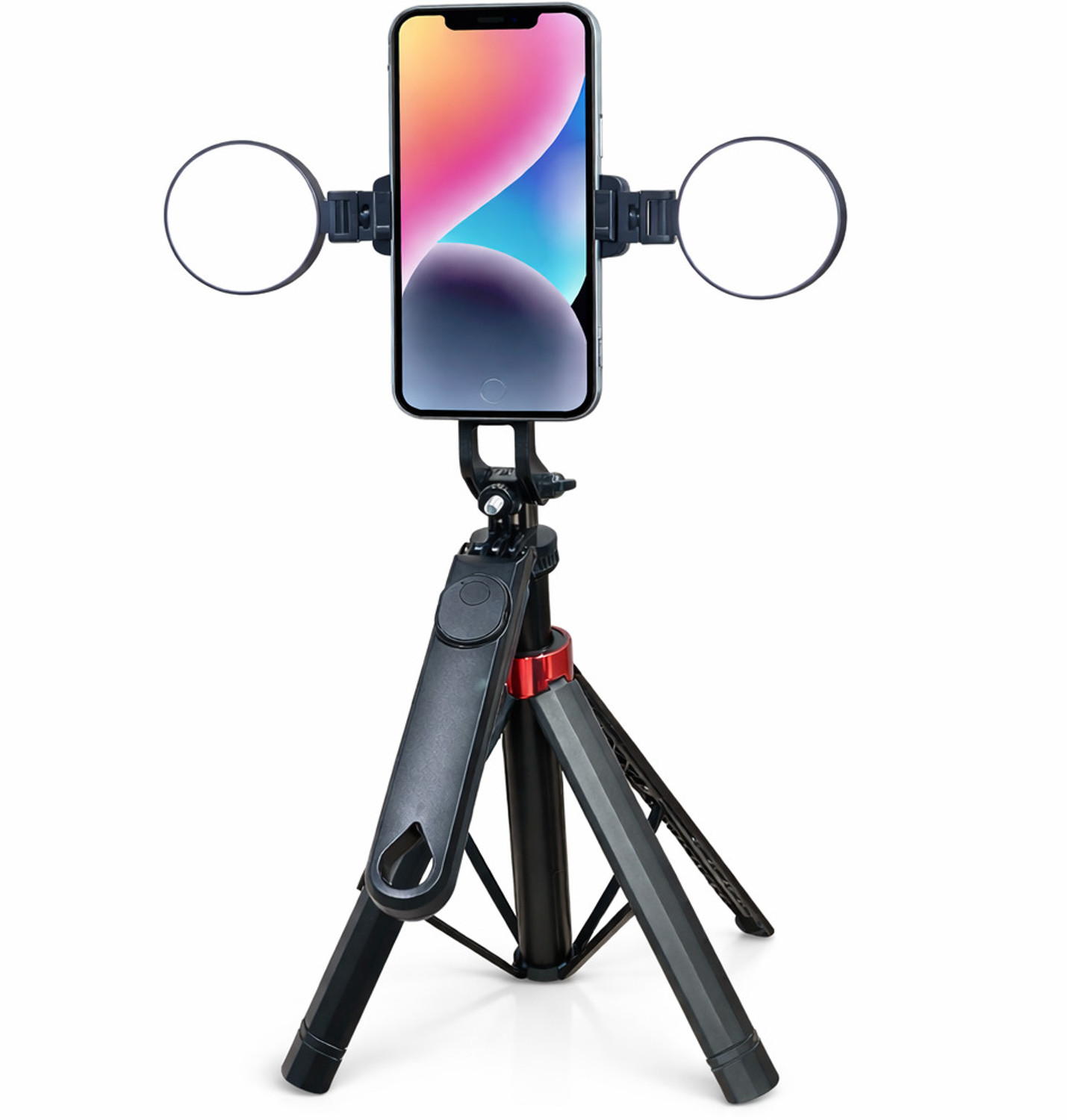 Image of FITRIC P185-K Professional 3-in-1 Extendable Selfie Stick Tripod with Detachable Bluetooth Remote, 360 Rotating Phone Holder, Anti-Shake Aluminum Handle, 4-Leg Stable Stand, Universal 1 /4 Inch Screw Mount Compatible with Android , DSLR & Action Cameras, Lightweight Portable Travel Vlogging Stick, Handsfree Photography Stand for Reels, YouTube, Live Streaming, Video Calls, Group Photos, Outdoor Shooting, Content Creators, Influencers and Everyday Smartphone Users Bluetooth Selfie Stick