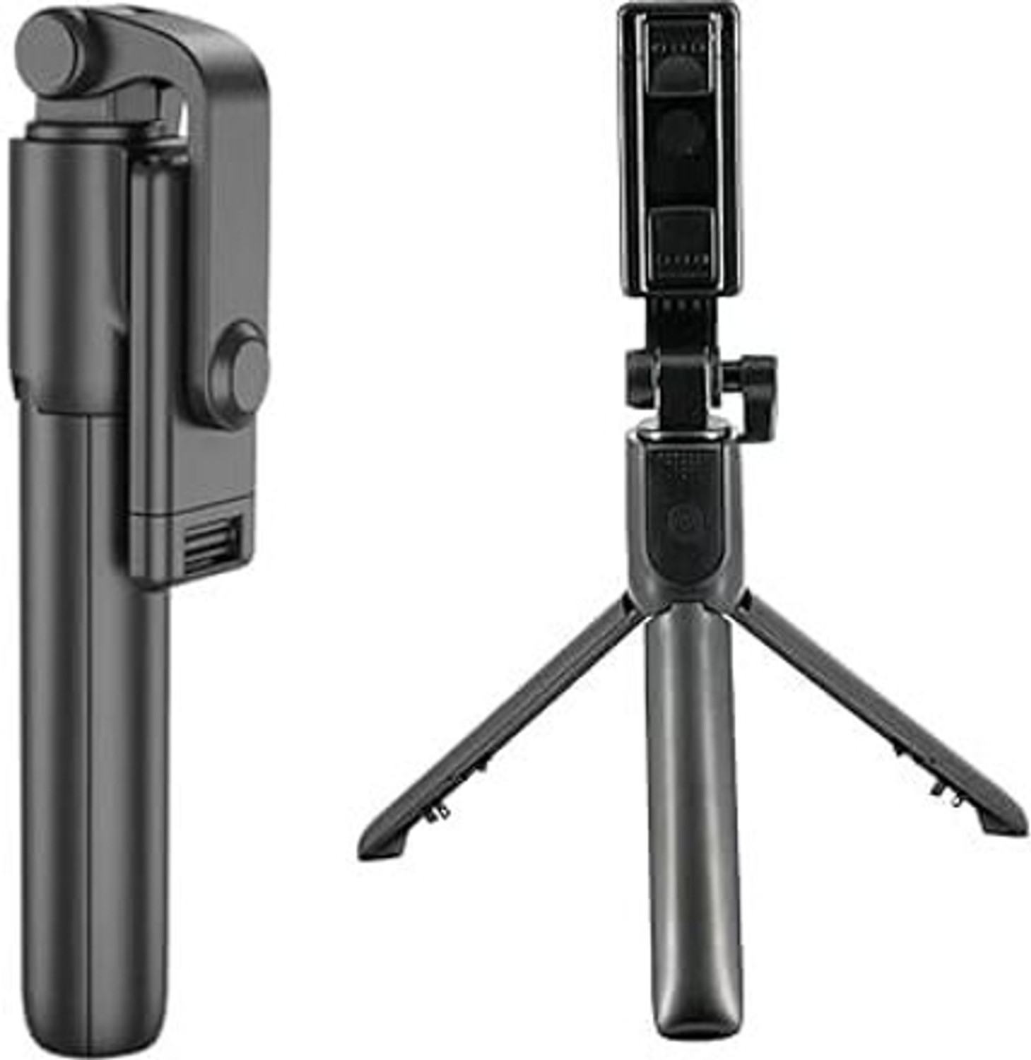 Image of UniBoss Bluetooth Selfie Stick with Remote, 3-in-1 Multifunctional Selfie Stick, Tripod, Monopod Stand & Mobile Stand Compatible with All Mobile Phones Bluetooth Selfie Stick