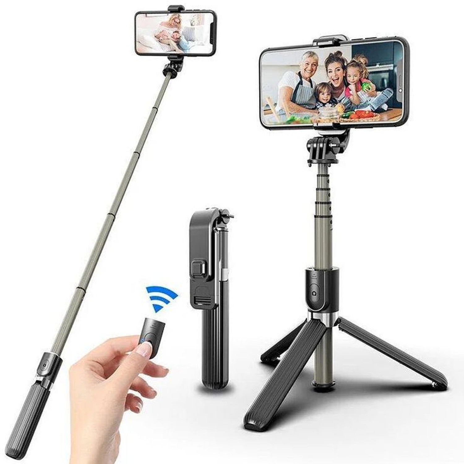 Image of Ovista R1 SELFIE STICK AND TRIPOD Bluetooth Selfie Stick