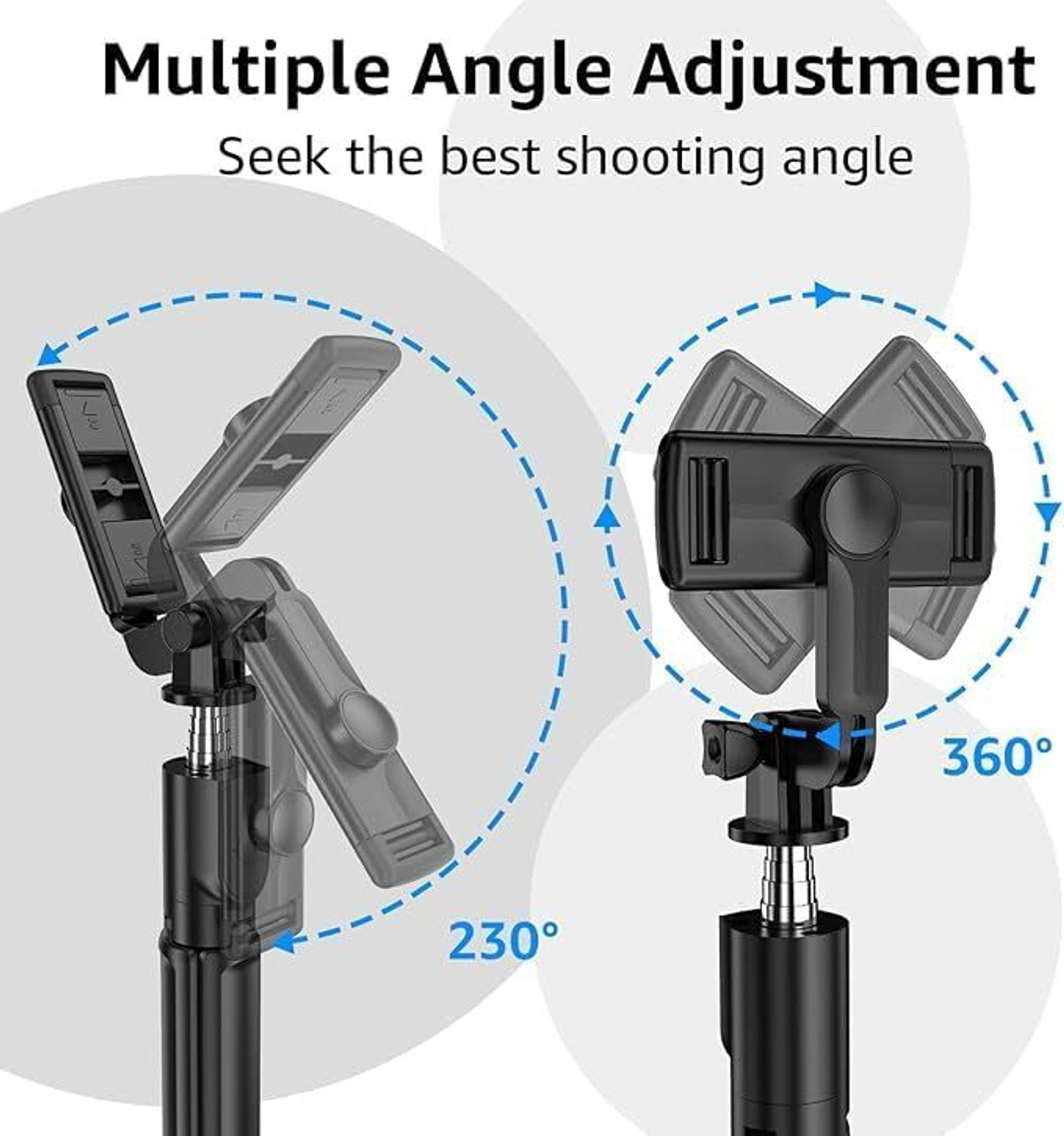 Image of DigiPrints super long selfie stick tripod 170cm with remote control Tripod