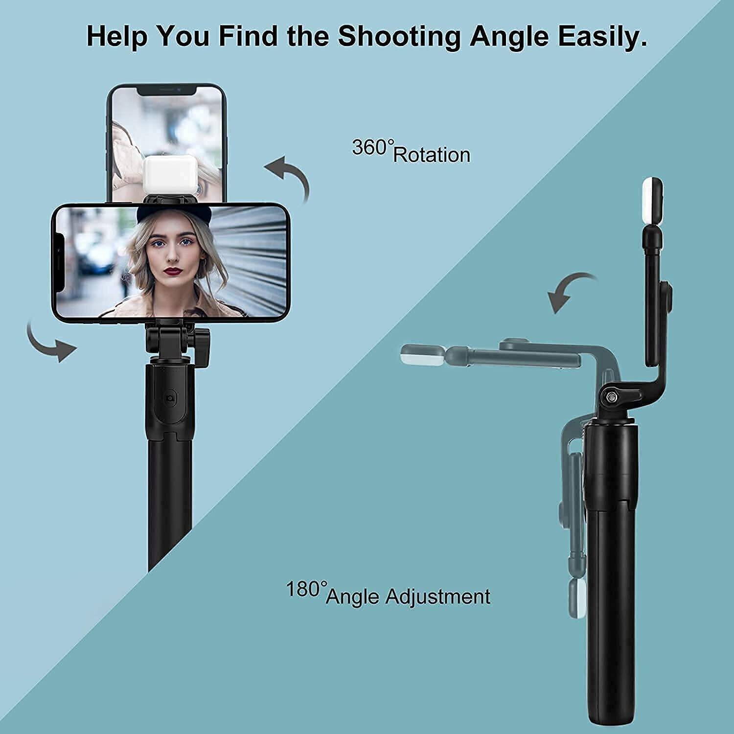DSSB Selfie Stick with Tripod Stand, Bluetooth - Image 3