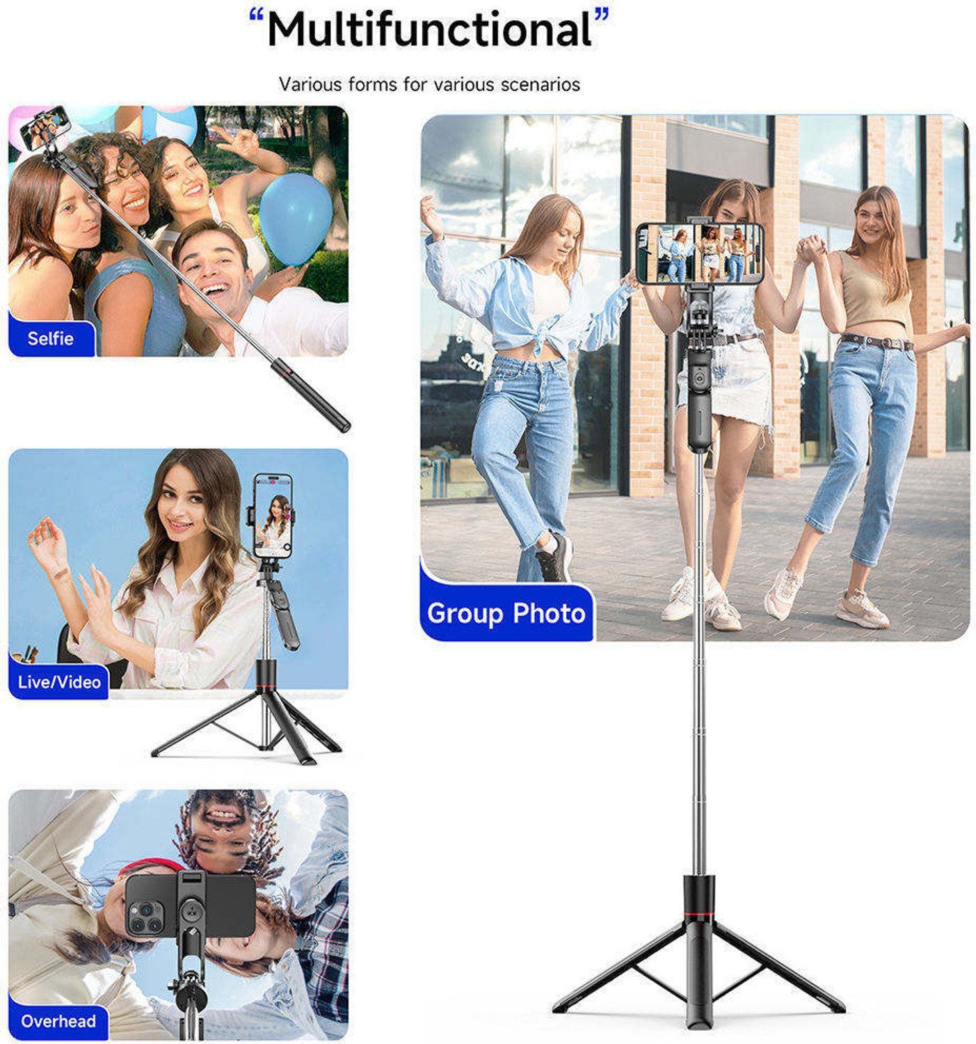 Image of Fitgear Bluetooth Selfie Stick
