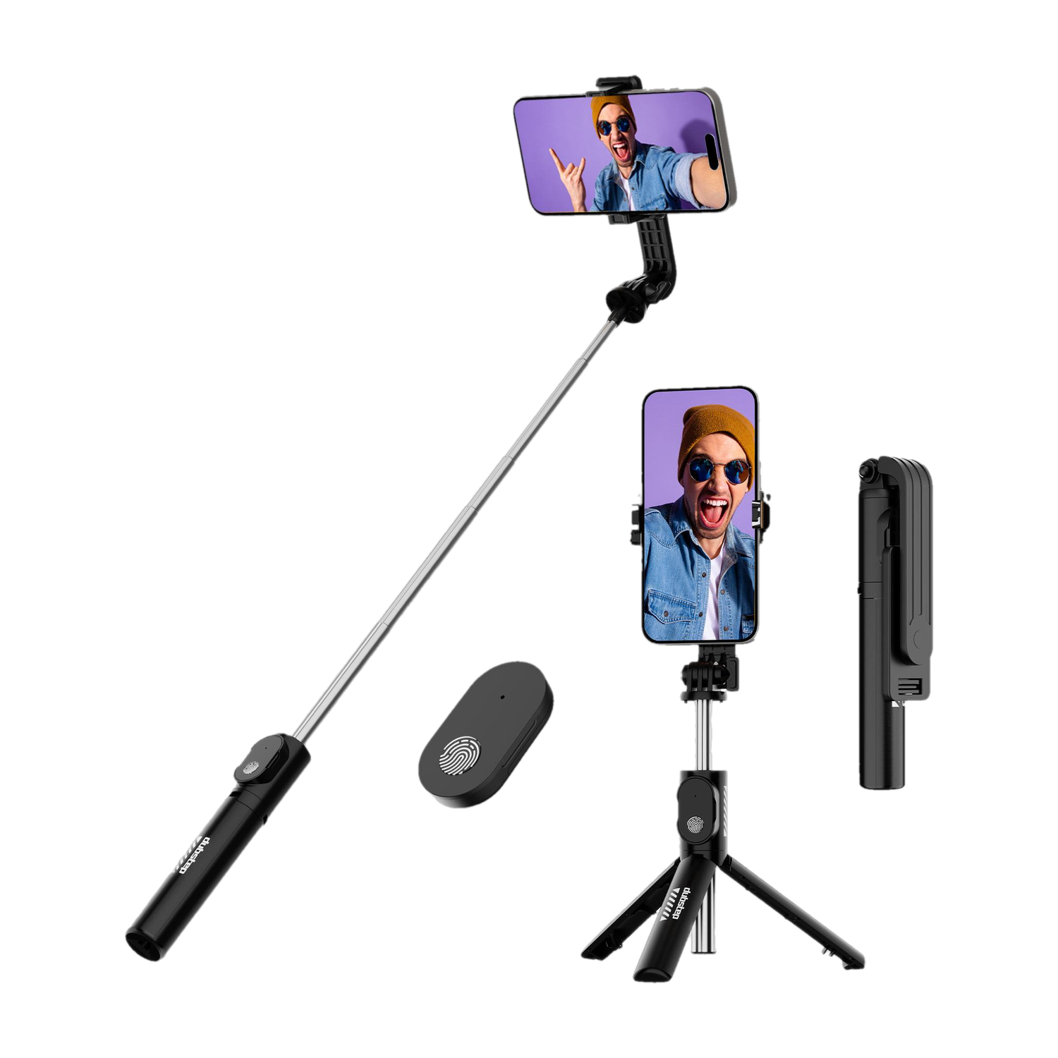 Image of Dubstep Flickstick Smart Selfie Stick with 360 Degree Rotation Bluetooth Selfie Stick