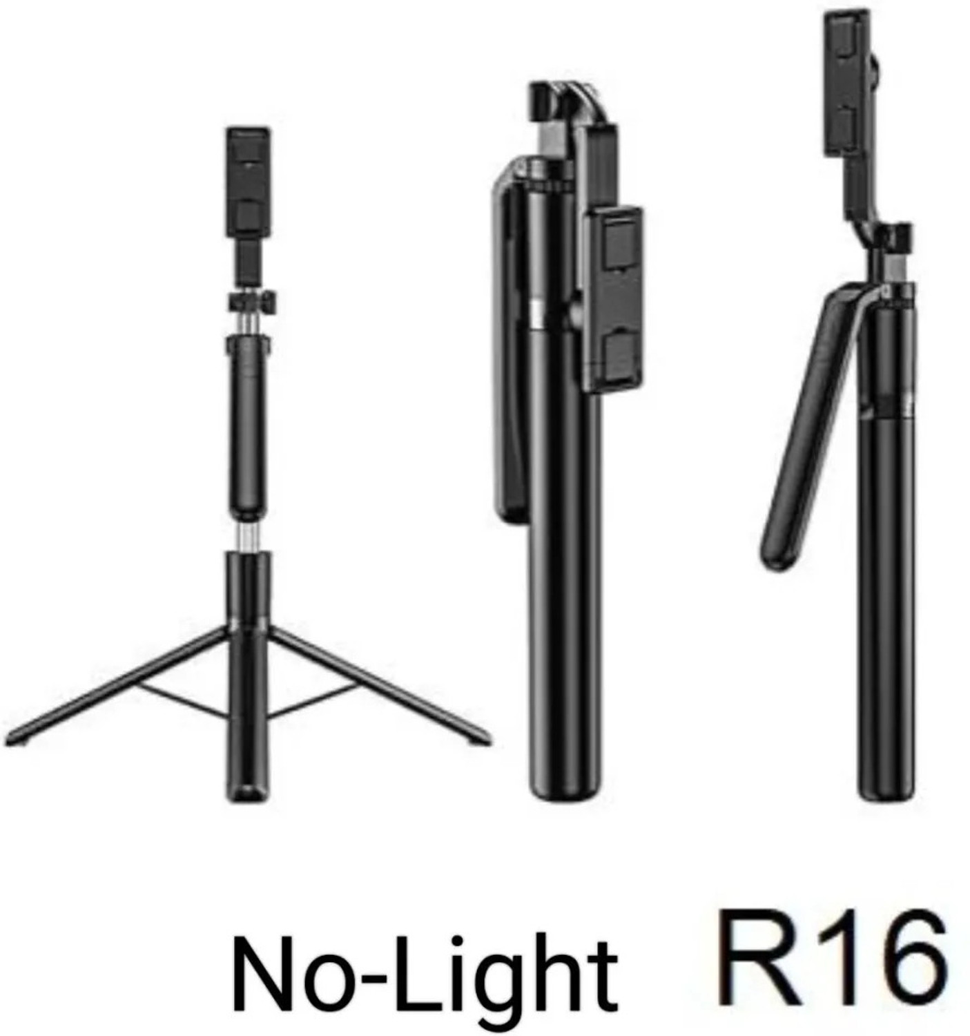 Image of FITRIC R16 1.7m Extendable Bluetooth Selfie Stick Tripod with Remote, 360 Rotation, Portable Stand for Reels, Vlogging & Video Calls Bluetooth Selfie Stick