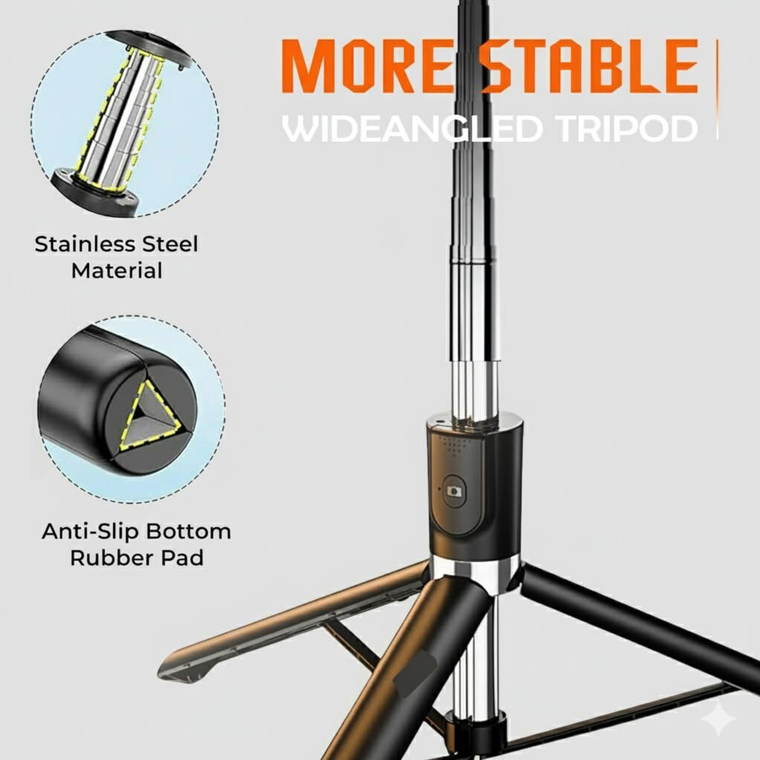 Image of KUBA Selfie Stick Pro Bluetooth Selfie Stick