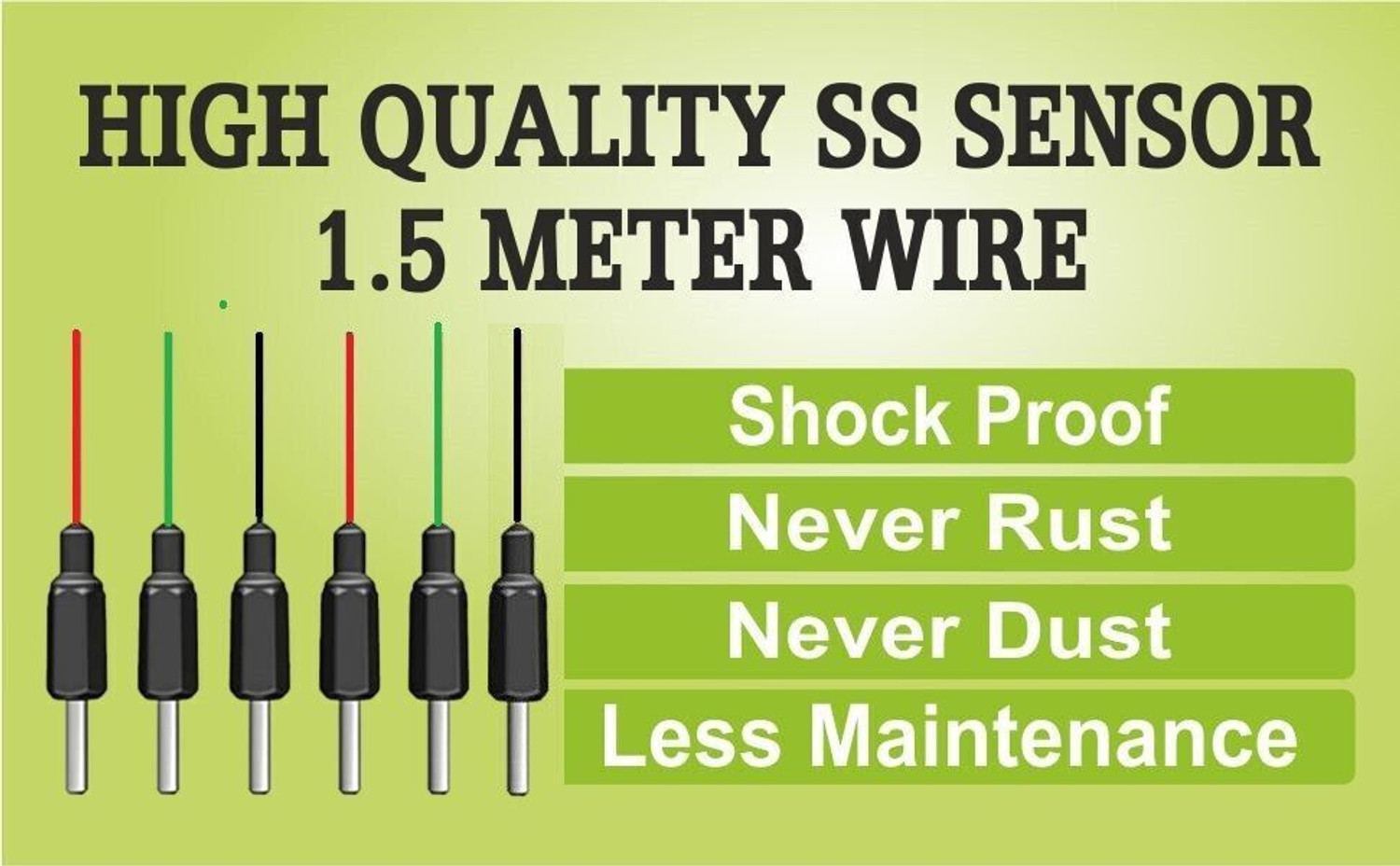 Image of Imagine Technologies Fully Automatic Water level Controller And Indicator With Sensor 1 year Warranty Wired Sensor Security System