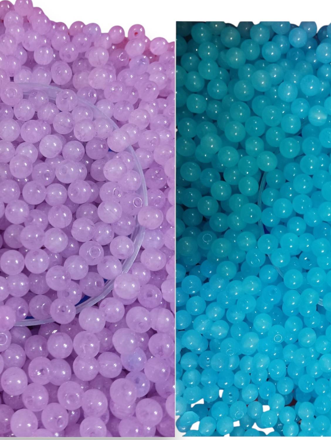 BalajiBeds Combo Colourful Glass beads for Jewellerymaking, Bracelet making Beads