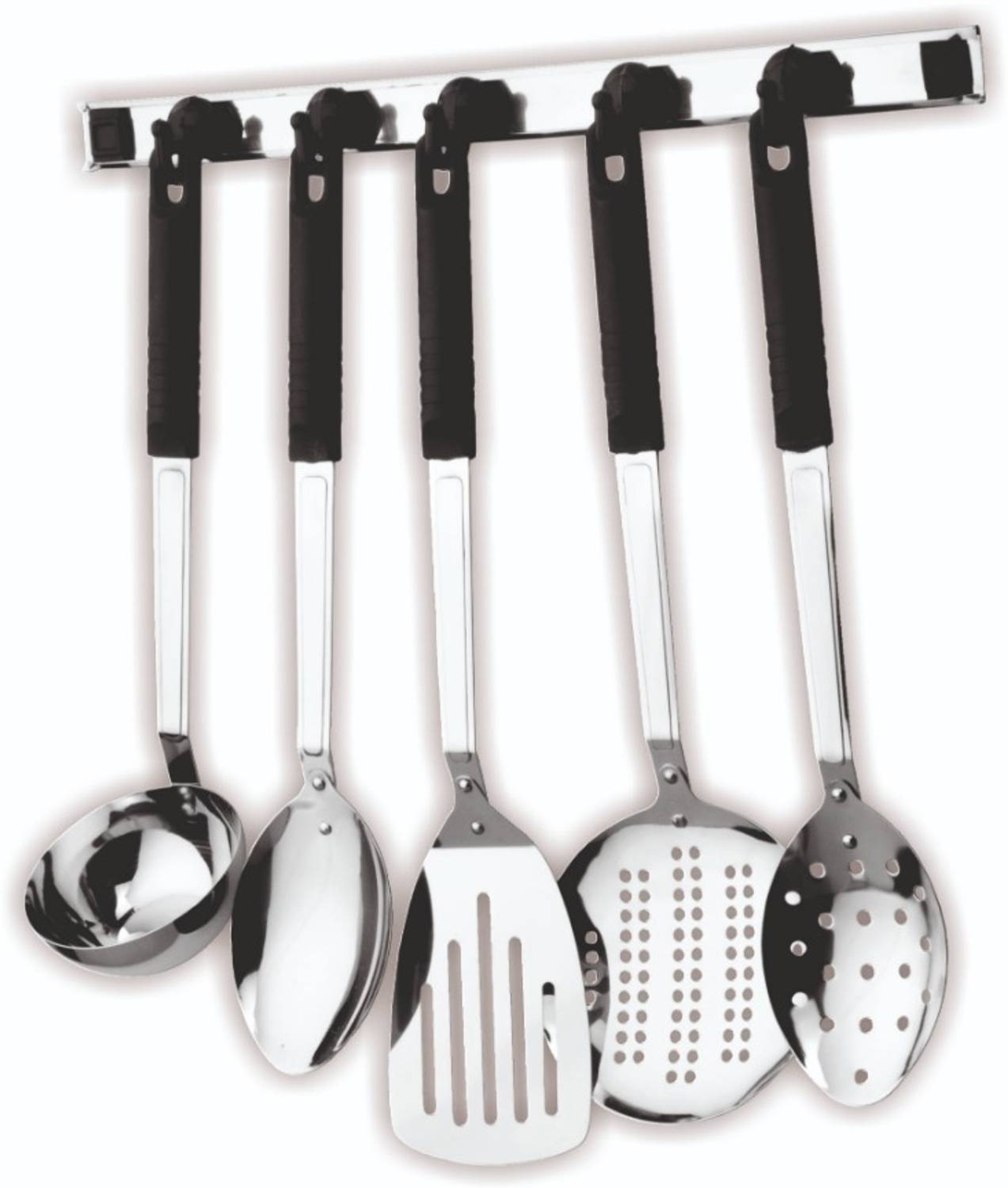 AMBA'R Serving Set (Patta,Jaro,Achar,Multi,Pan) pack of 5pcs Spoon Serving Set