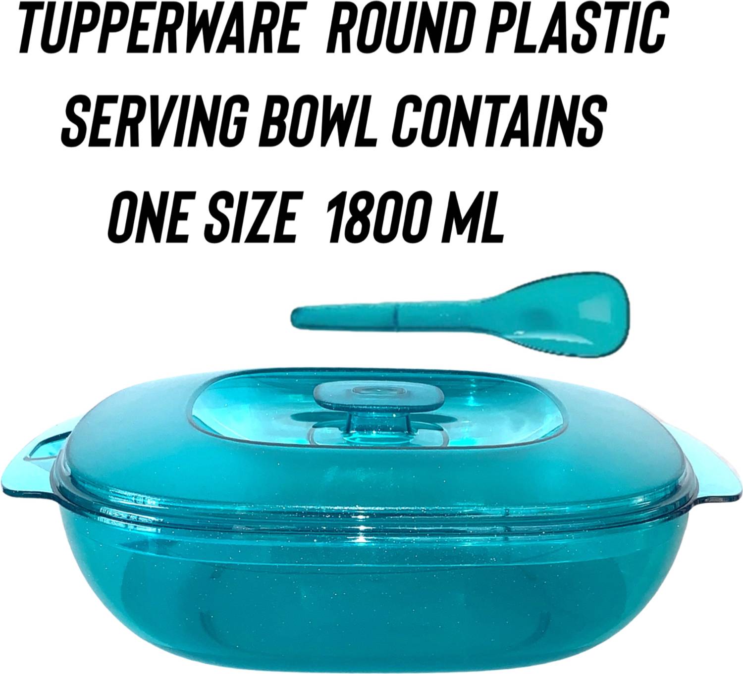 TUPPERWARE Blossom serving dish 1800 ml freezer safe pack of (3) 1