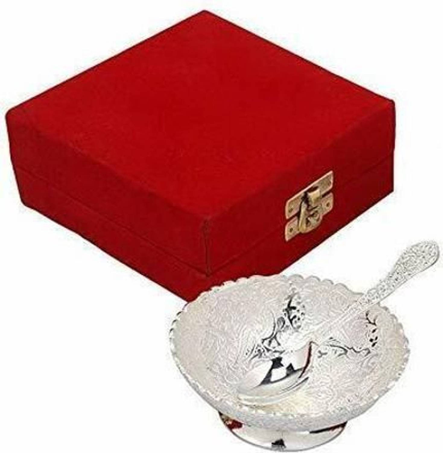 GIFTCITY German Silver Single Bowl Set - 2 Pieces - Image 5