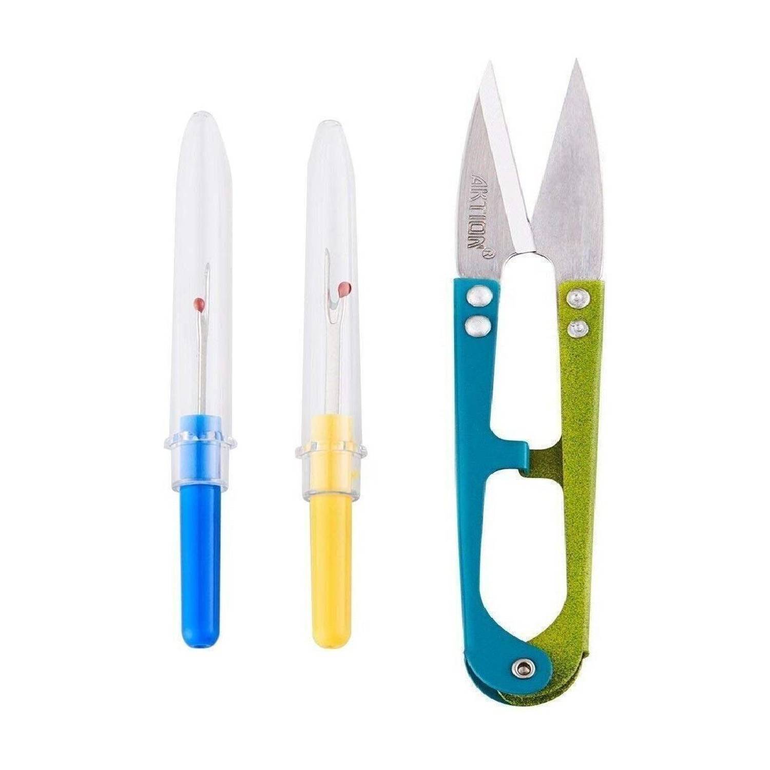 AWESOME STORE Seam Ripper 2 + 1 Sewing Trimming Scissor Sewing Kit