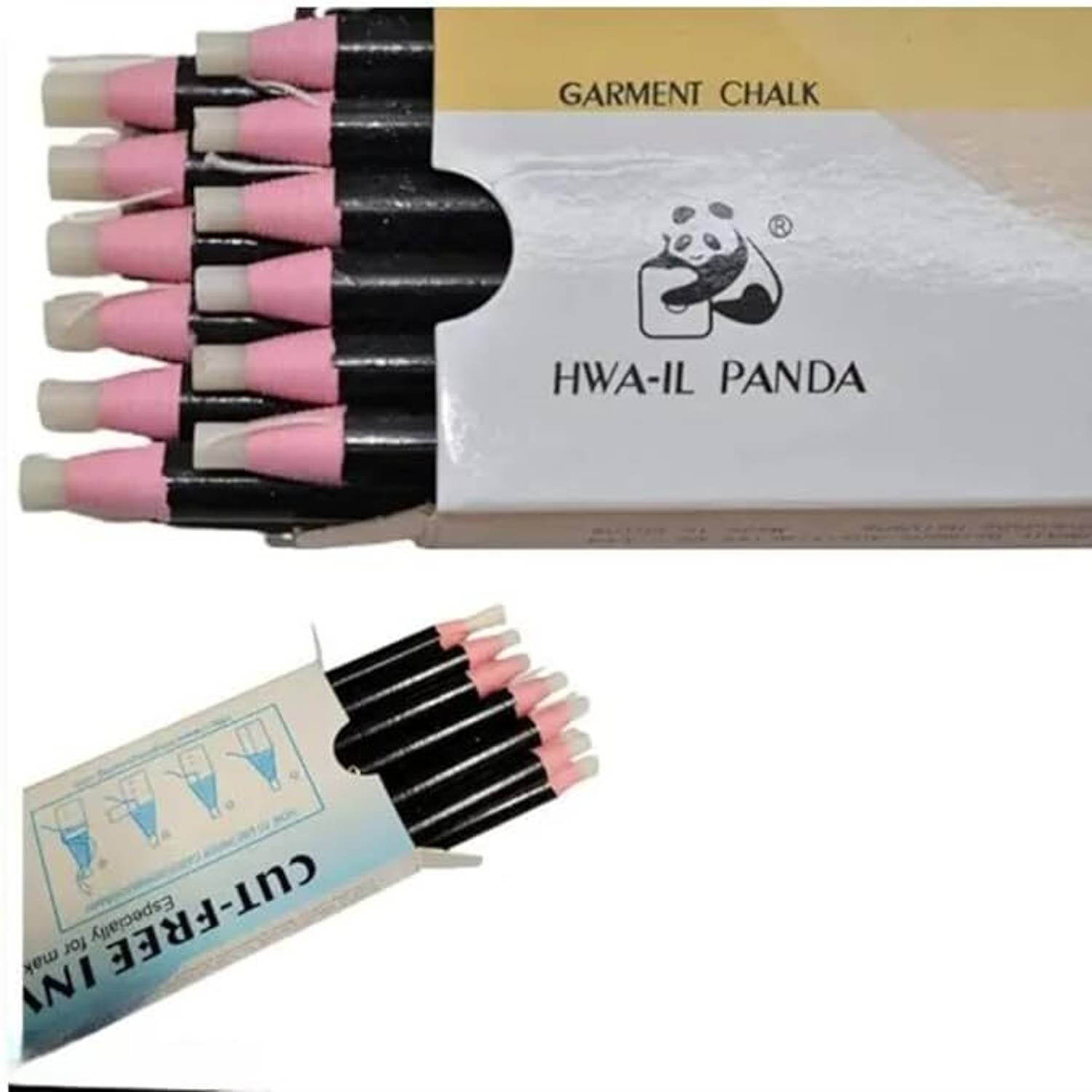 Yoke Panda Cut-Free Invisible Wax Pencil for Writing Marking on Fabric Sewing Kit
