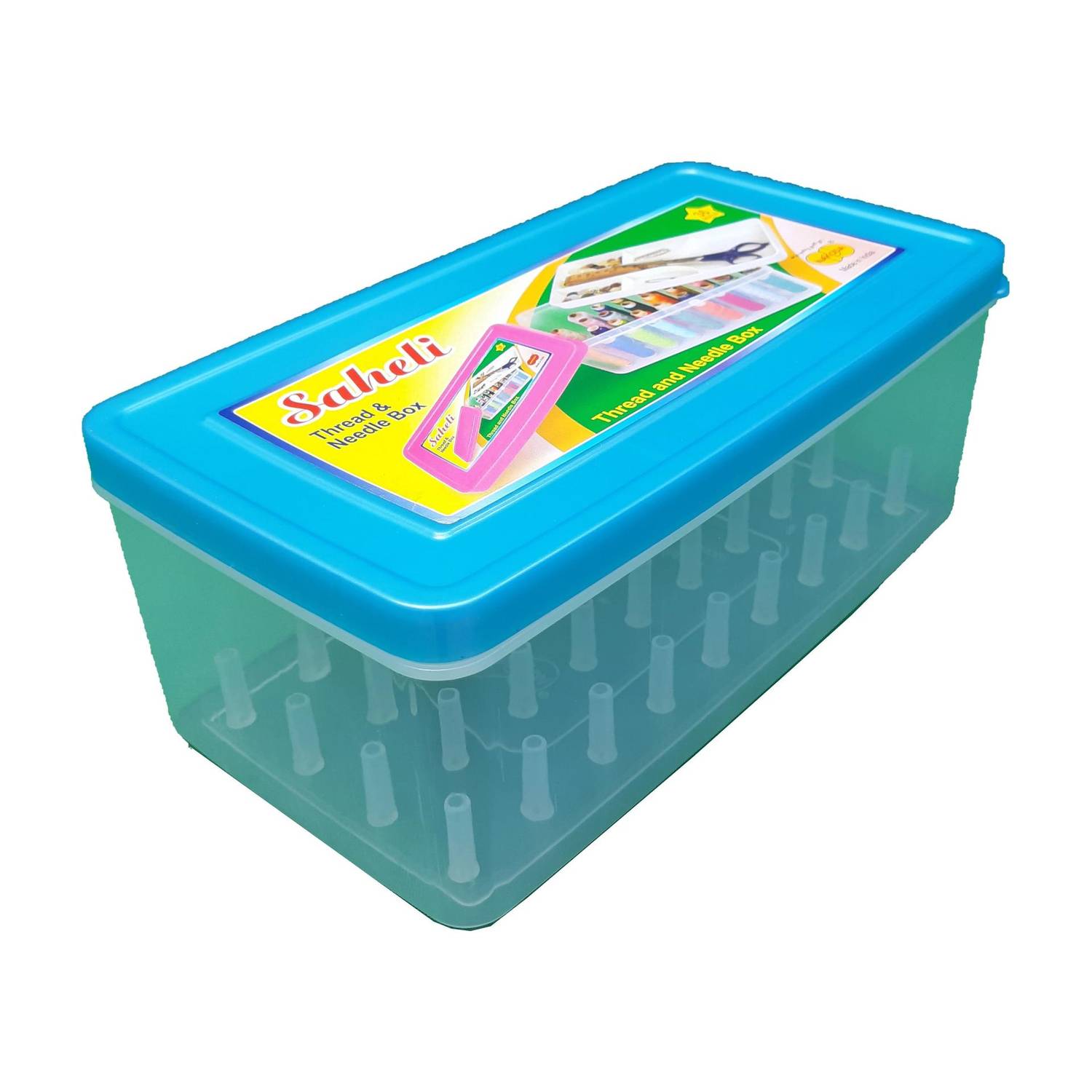 shivshakti enterprises Saheli Thread and Needle Box -1 set of 36 reels Empty box(multicolour) Sewing Kit