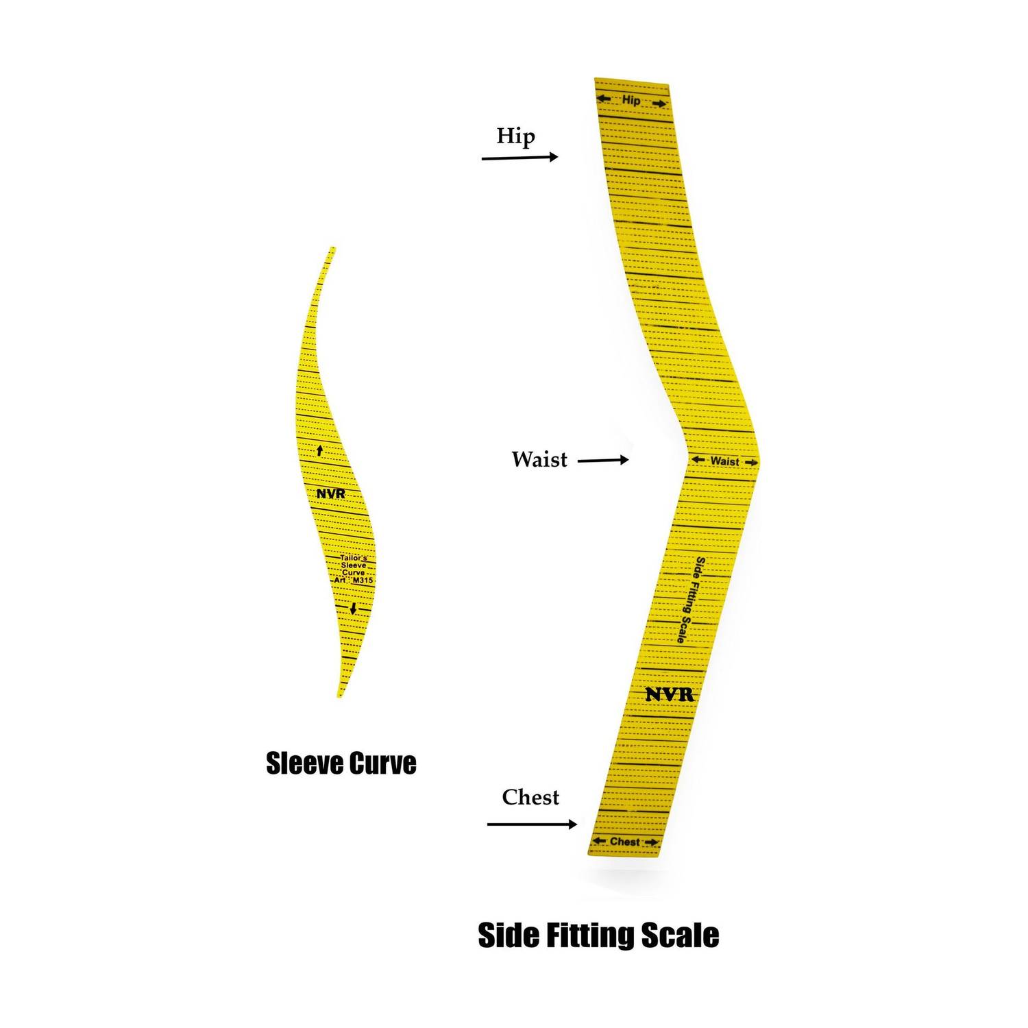 NVR Sleeve Curve and Side fitting scale Sewing Kit
