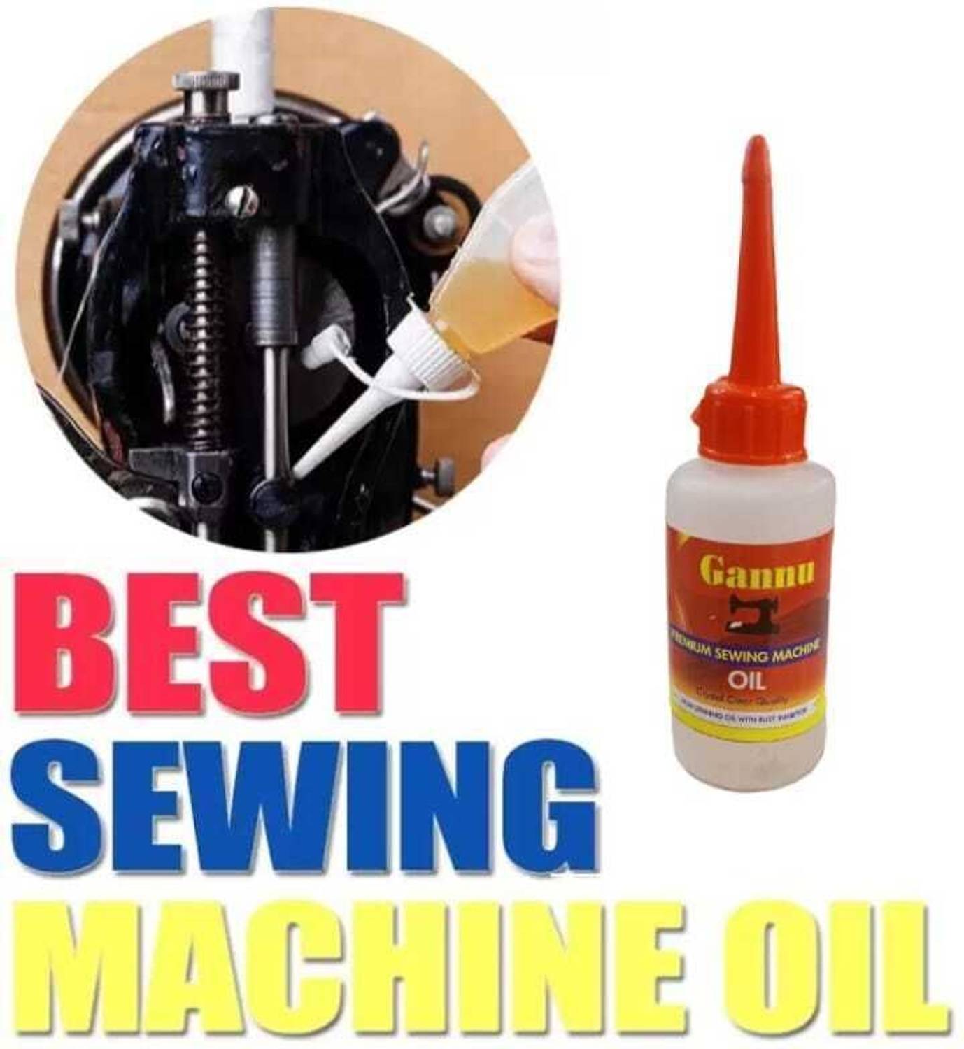 Kanu sewing machine oil lubricant for multipurpose applicants 40 ml Sewing  Machine Oil Price in India