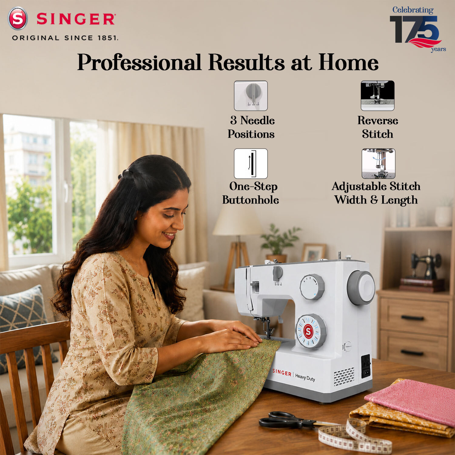 Image of SINGER 4323 BLDC Electric Sewing Machine 23 built-in stitches 804 SPM 2 Year Warranty Grey